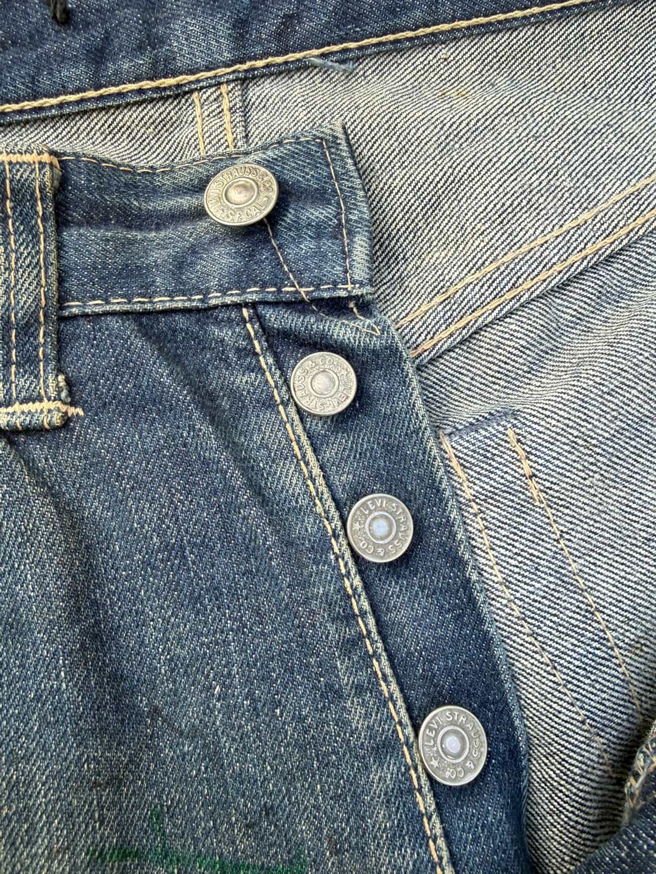 Levi's Vintage Clothing Vintage Levi’s 501 Redline Selvedge Jeans Late 1970s – 80s Size US 31 - 9 Thumbnail