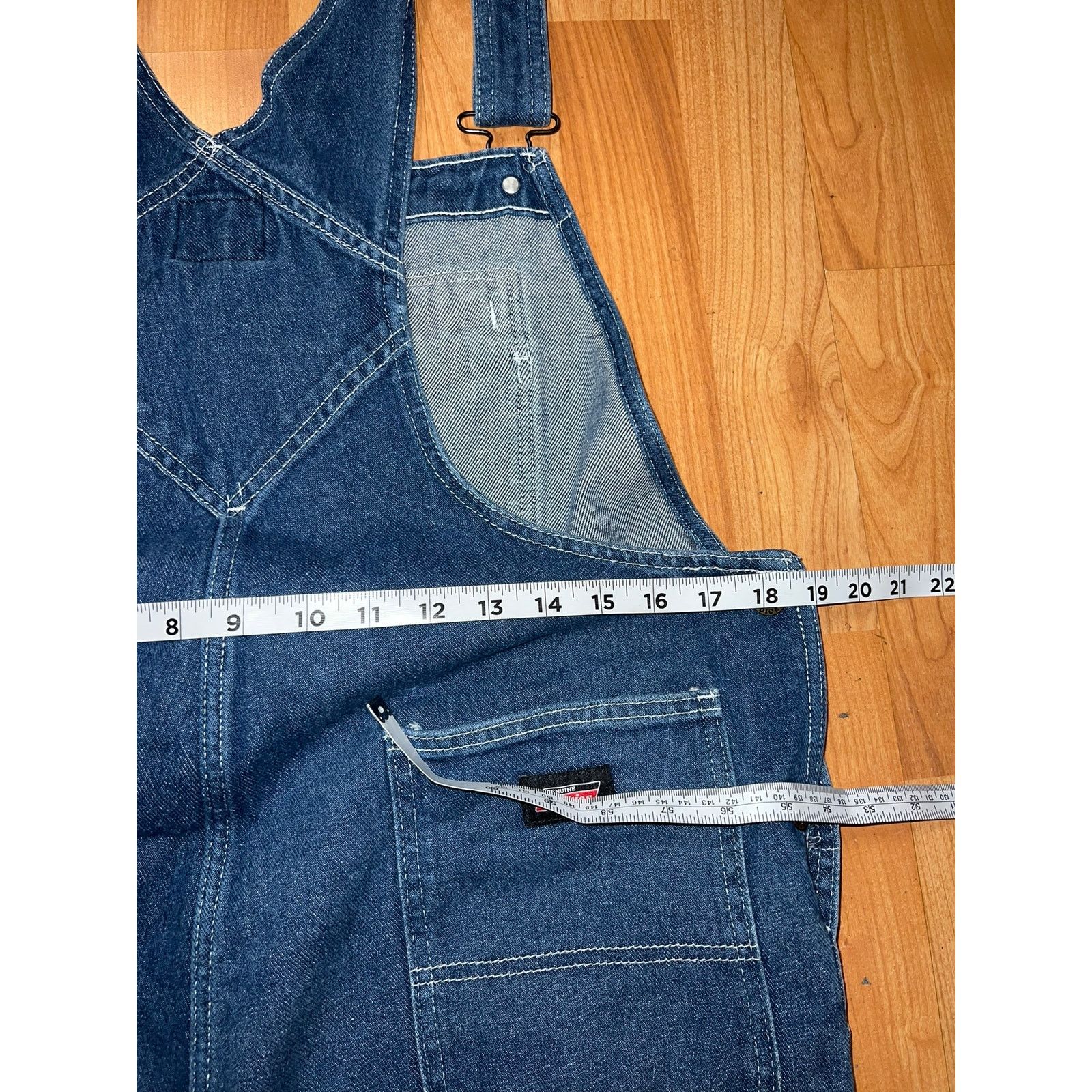 Vintage Dickies Overalls Carpenter Genuine Denim Blue Workwear VTG S Size US S / EU 44-46 / 1 - 10 Thumbnail