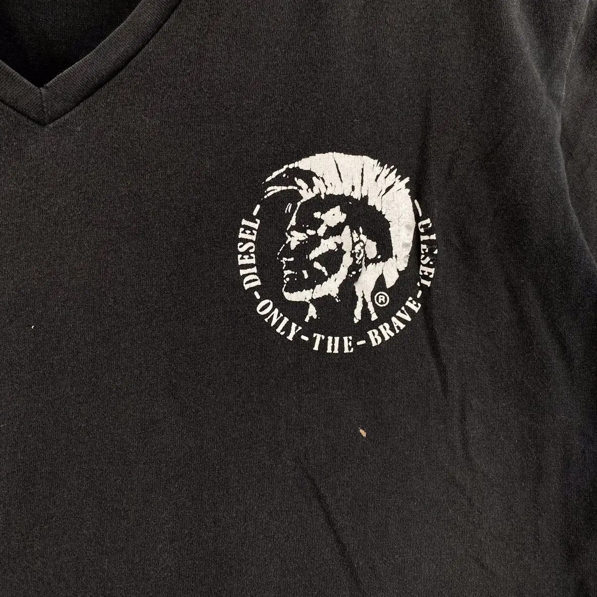 Diesel DIESEL ITALY Only The Brave Punk V Neck Tee Shirt Size S / US 4 / IT 40 - 5 Thumbnail