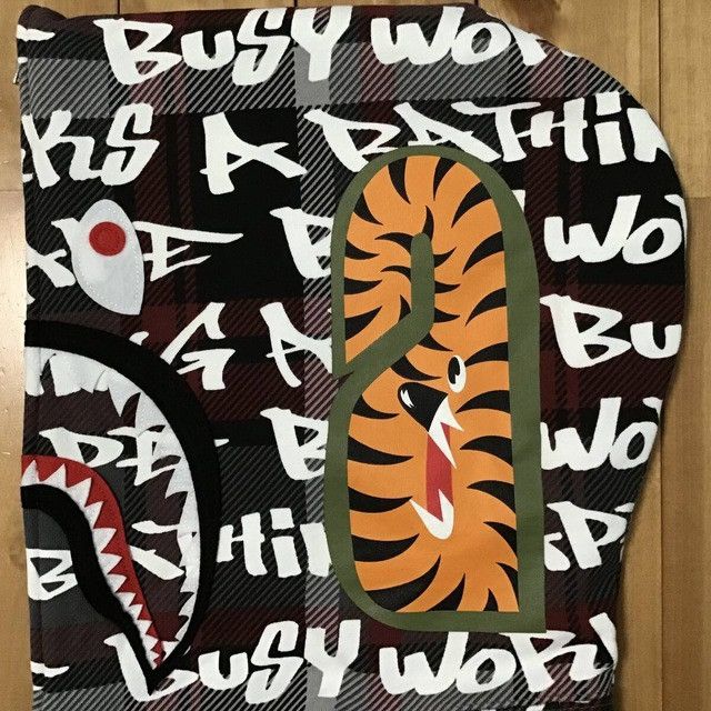 Bape BAPE GRAFFITI CHECK Shark full zip hoodie a bathing ape Size US XL / EU 56 / 4 - 5 Thumbnail