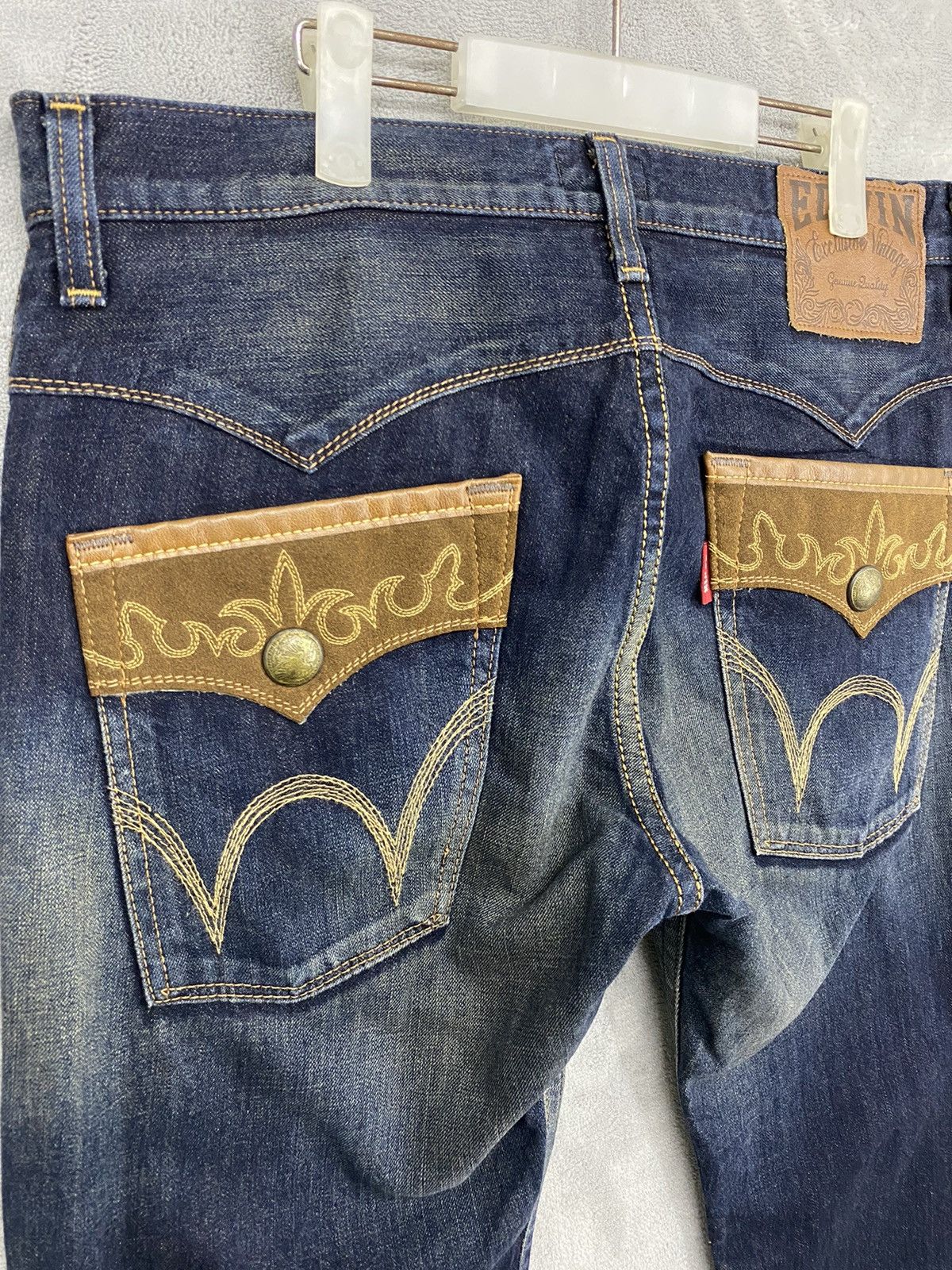 Hysteric Glamour × Japanese Brand × Vintage Vintage Edwin Exclusive Rare Flare Jeans Size US 34 / EU 50 - 7 Thumbnail