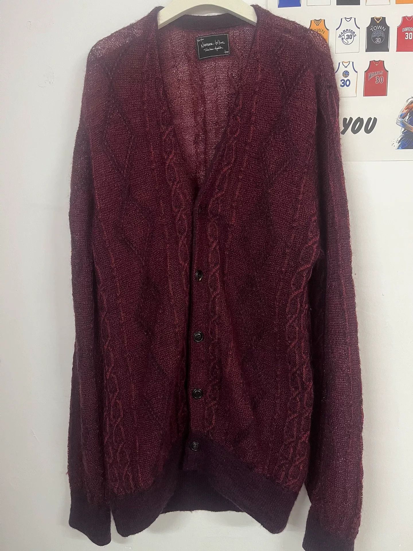 Number (N)ine Nunber Nine Embroidered Cardigan Size US M / EU 48-50 / 2 - 1 Thumbnail