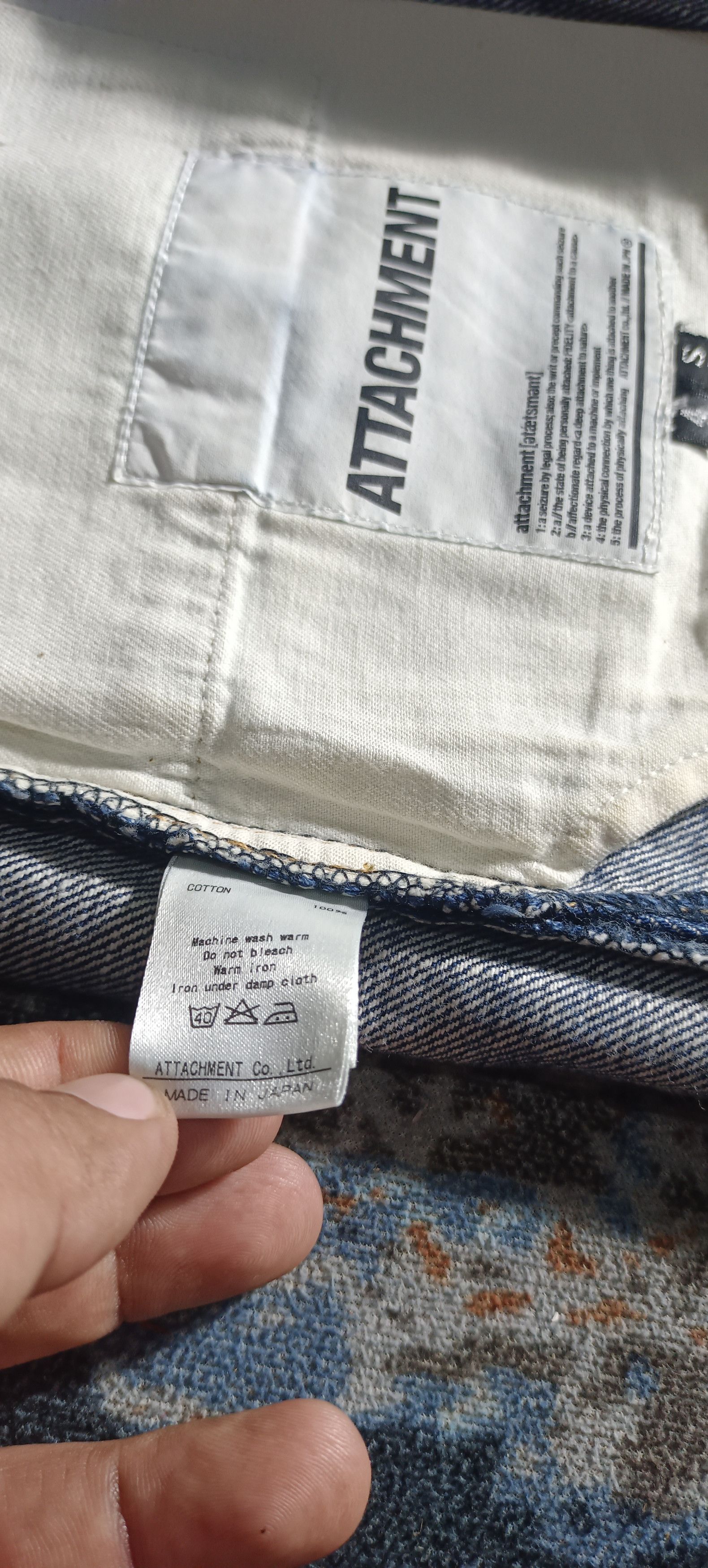 Attachment 🇯🇵 Attachment Denim flaire jeans Size US 34 / EU 50 - 17 Thumbnail