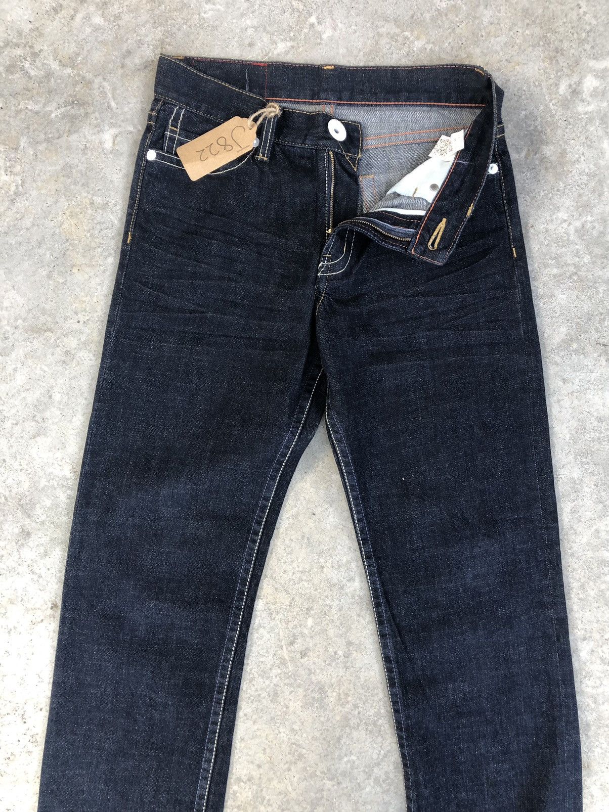 Japanese Brand Vintage Co & Lu Daicock Evisu Style Selvedge Big Logo Size US 31 - 3 Thumbnail