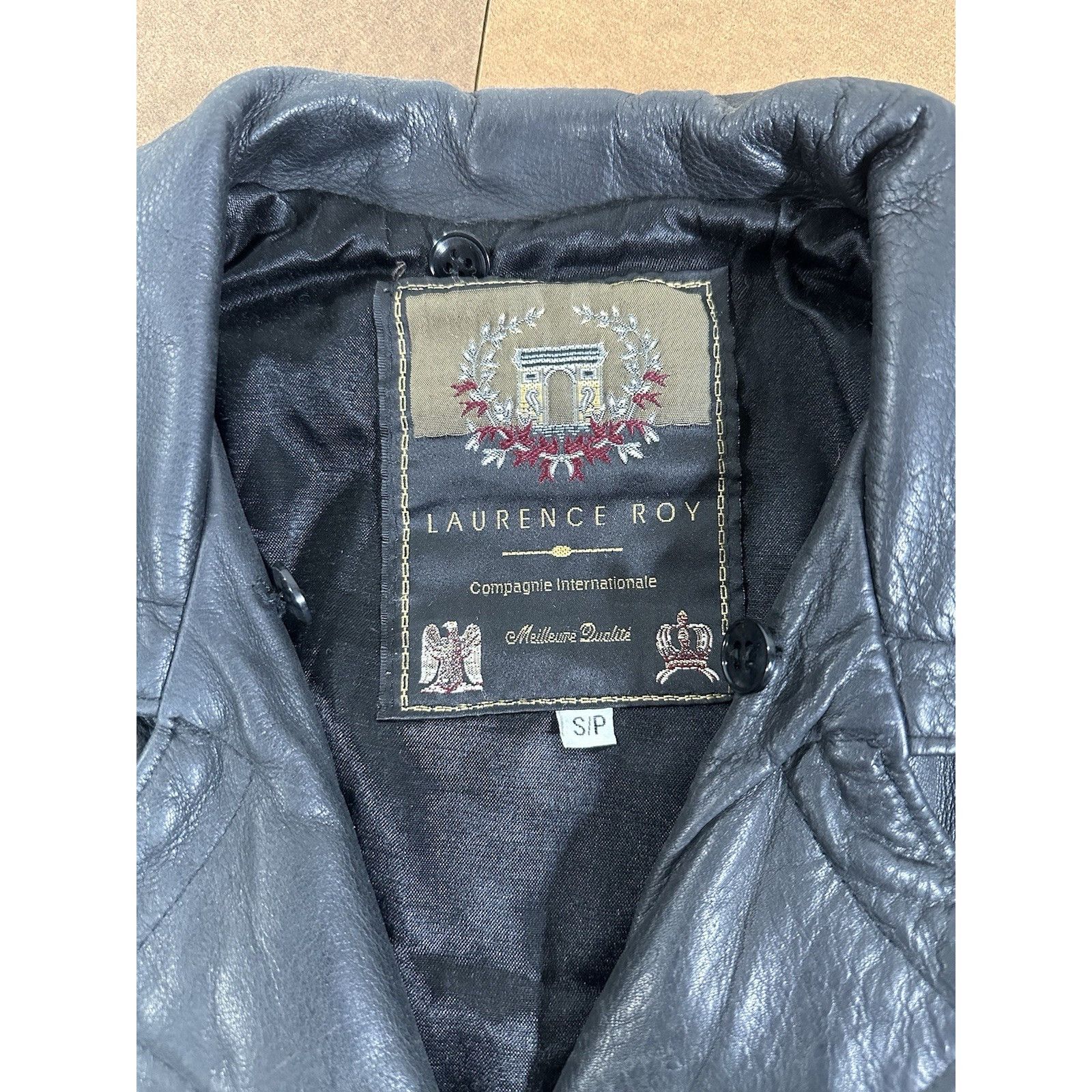 Other Vintage Laurence Roy Leather Jacket Motorcycle Harley Davids Size US S / EU 44-46 / 1 - 4 Thumbnail