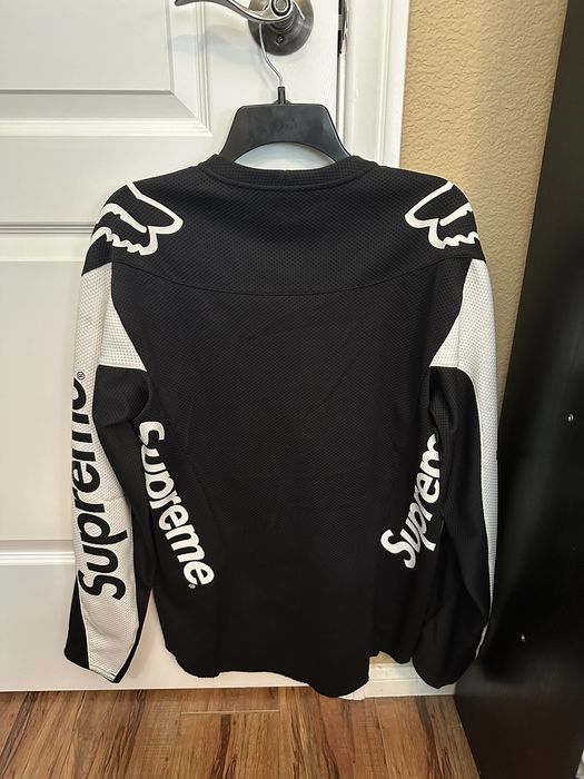 Supreme fox racing outlet moto jersey top black