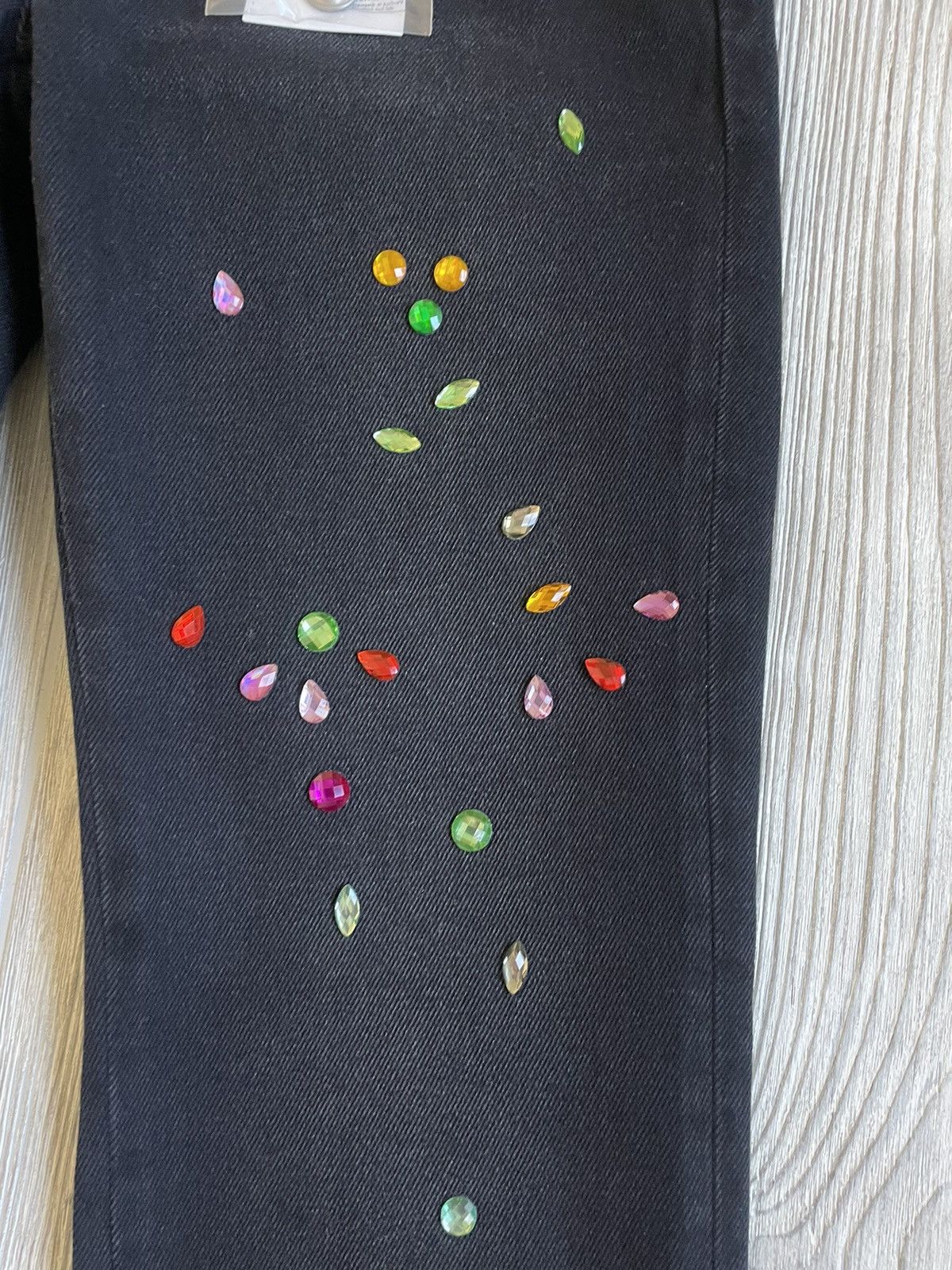 Maison Margiela MM6 Gem Embellished Denim Size US 26 / EU 42 - 3 Thumbnail