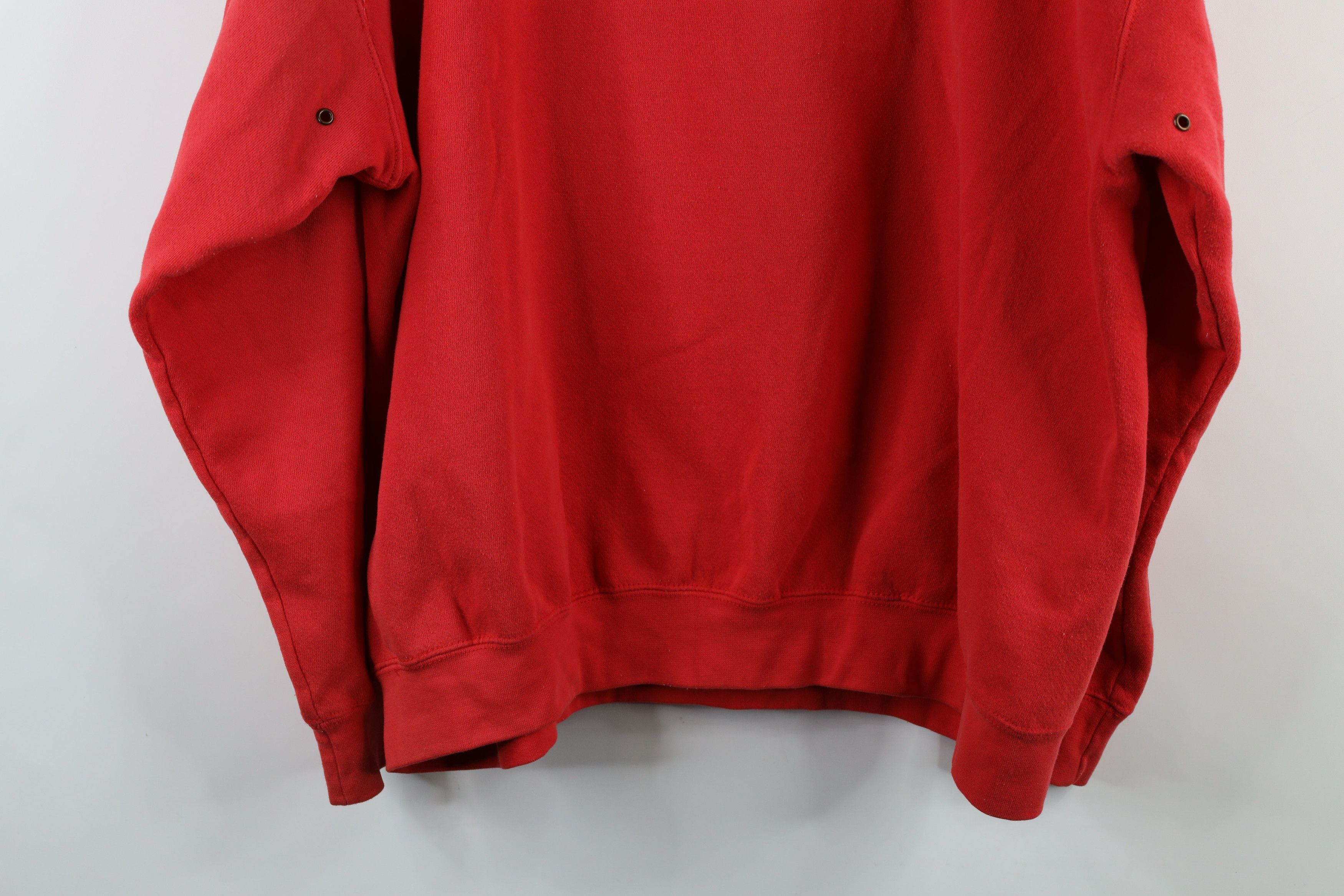Vintage Vintage 90s Detroit Red Wings Hockey Crewneck Sweatshirt Red Size US XXL / EU 58 / 5 - 16 Thumbnail