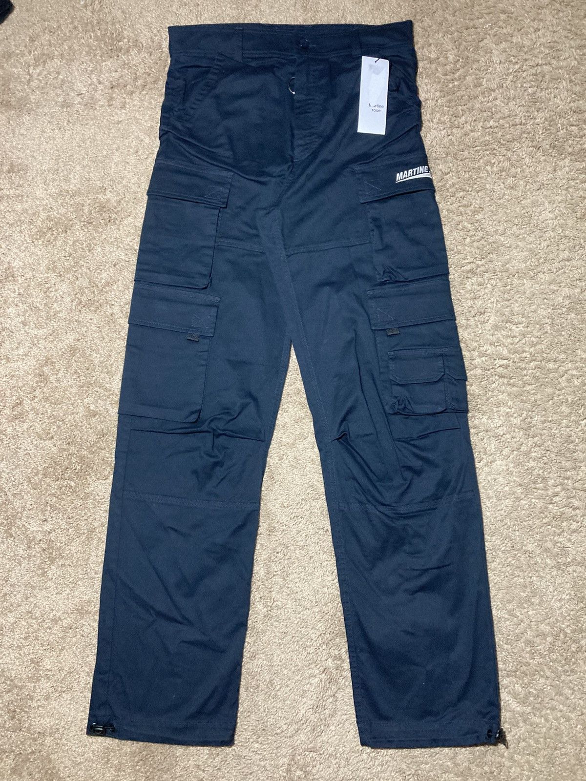 Martine Rose New SS23 Martine Rose Pulled Cargo Trouser Navy 2023 Travis Size US 30 / EU 46 - 2 Thumbnail