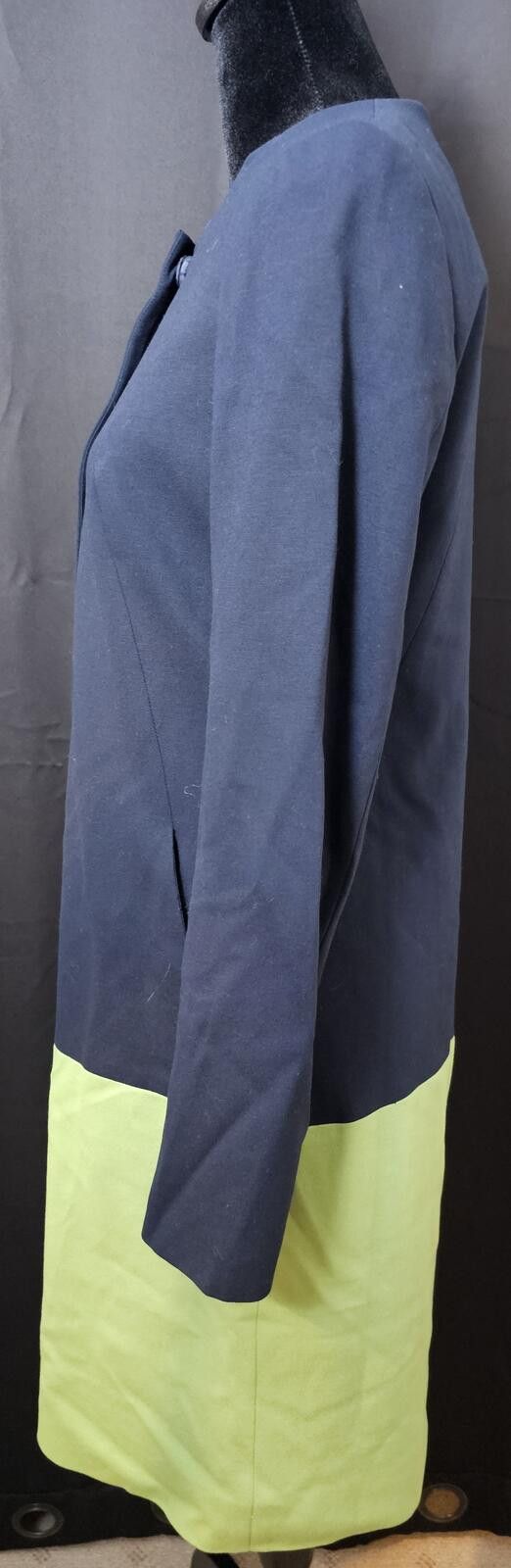 Other W by Worth Dress Jacket Blue & Green Womens Size 4 Two-Tone Size S / US 4 / IT 40 - 4 Thumbnail