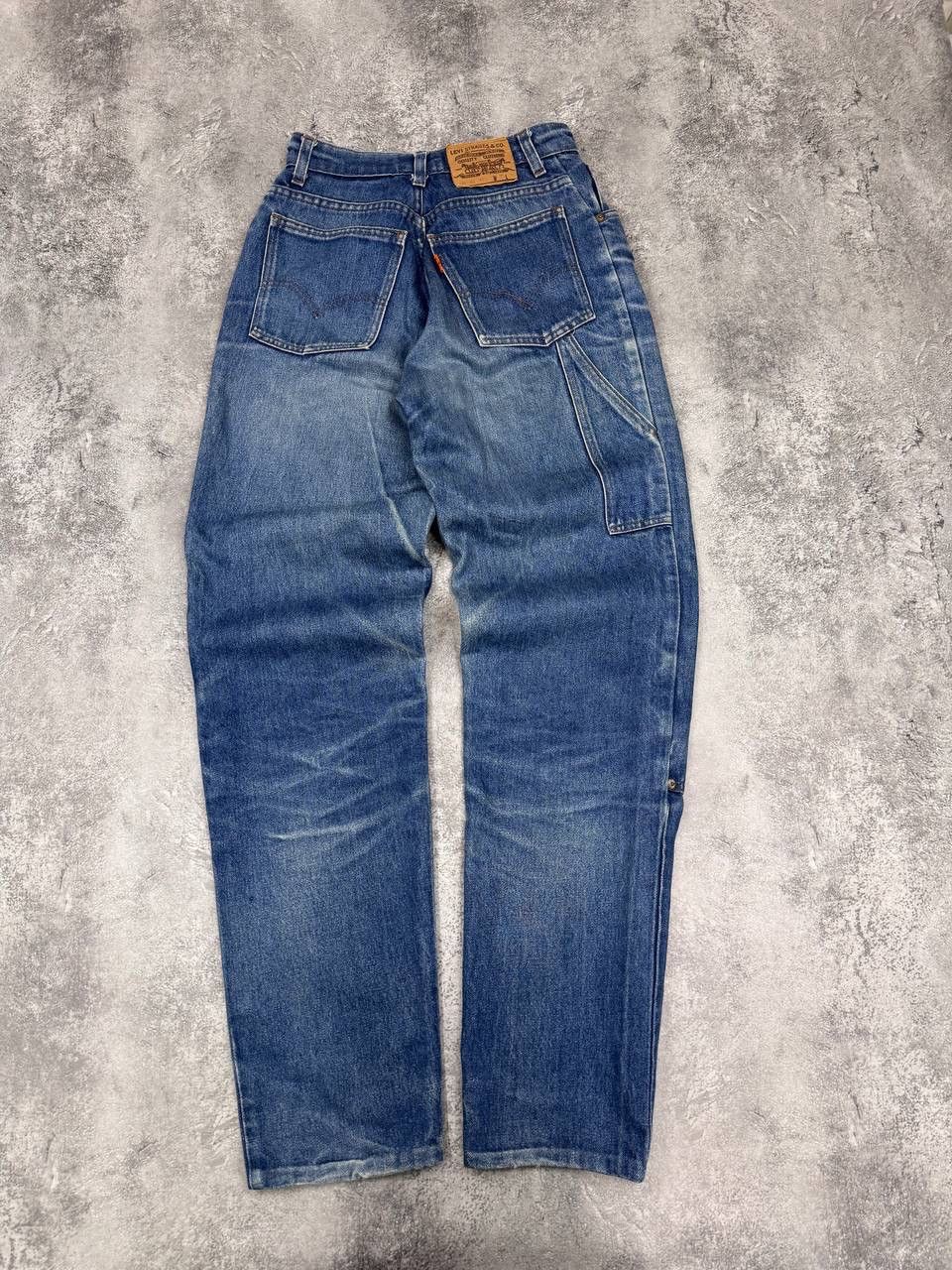 Levi's Levis 520 Women Blue Denim Jeans Cargo Vintage 70s rare Size 30" / US 8 / IT 44 - 1 Thumbnail