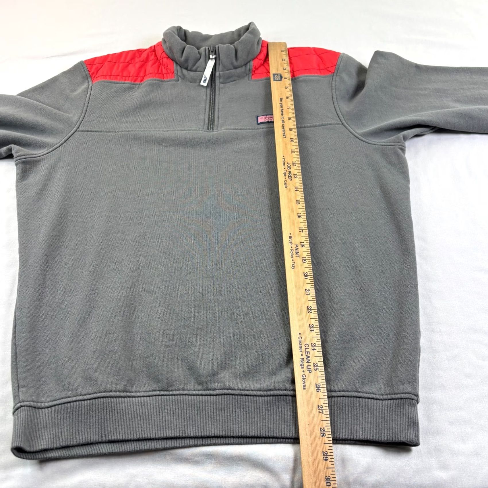 Vineyard Vines Vineyard Vines Sweater Mens M Gray 1/4 Zip Pullover Preppy Mock Neck 1/4 Zip Casual Logo Pullover Mens M Gray Vineyard Vines Sweater Size US M / EU 48-50 / 2 - 6 Thumbnail