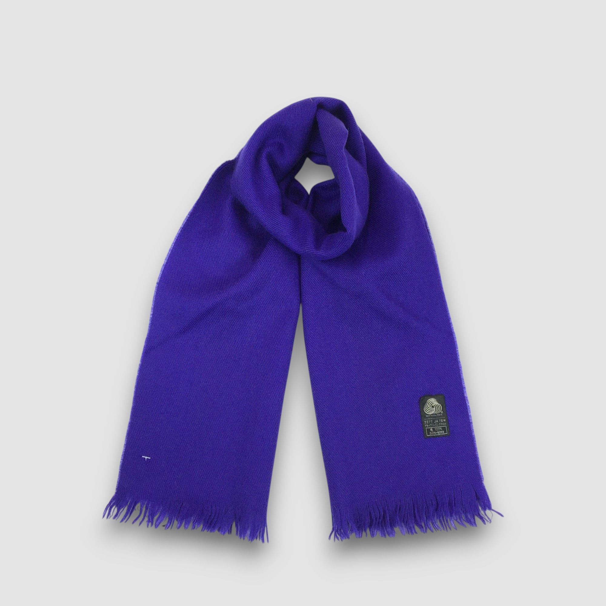 Japanese Brand Vintage Cream Soda Wool Scarf Muffler Japanese Winter Scarf Size ONE SIZE - 1 Thumbnail