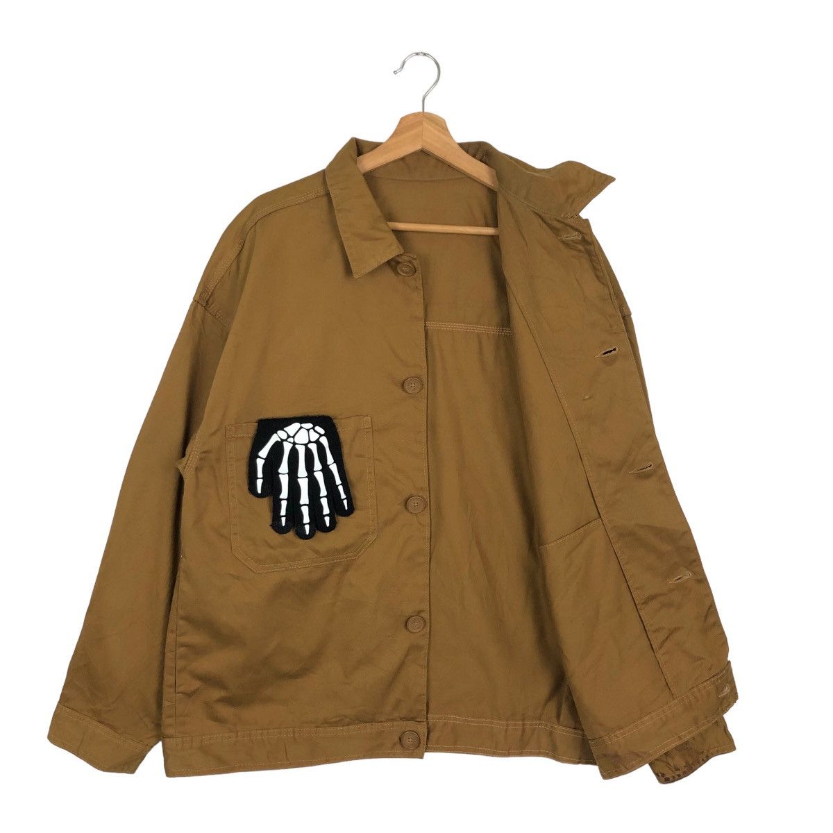 Japanese Brand 🔥VINTAGE HIKORY CHORE JACKET GU JAPAN INSPIRE ISSEY MIYAKE Size US XL / EU 56 / 4 - 8 Thumbnail