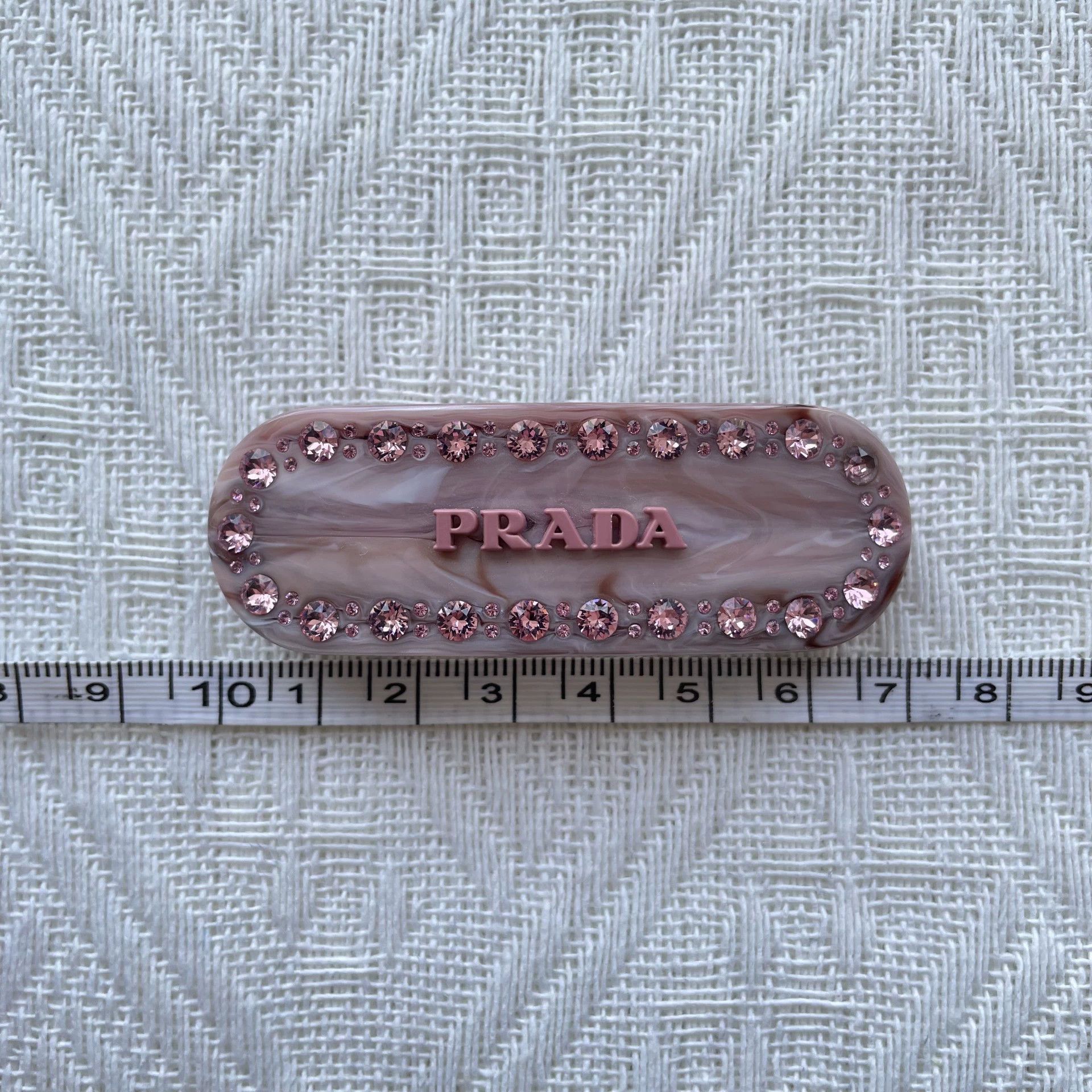 Prada PRADA Acrylic Hair Clip Women's Pink Unused Size ONE SIZE - 6 Thumbnail
