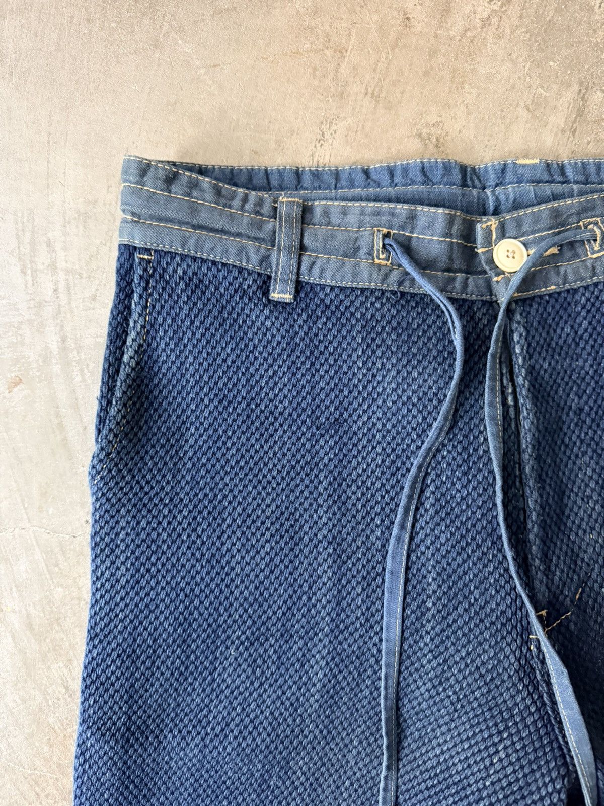Porter Classic Porter Classic Indigo Sashiko Kendo Patchwork Pants Kapital Size US 36 / EU 52 - 2 Thumbnail