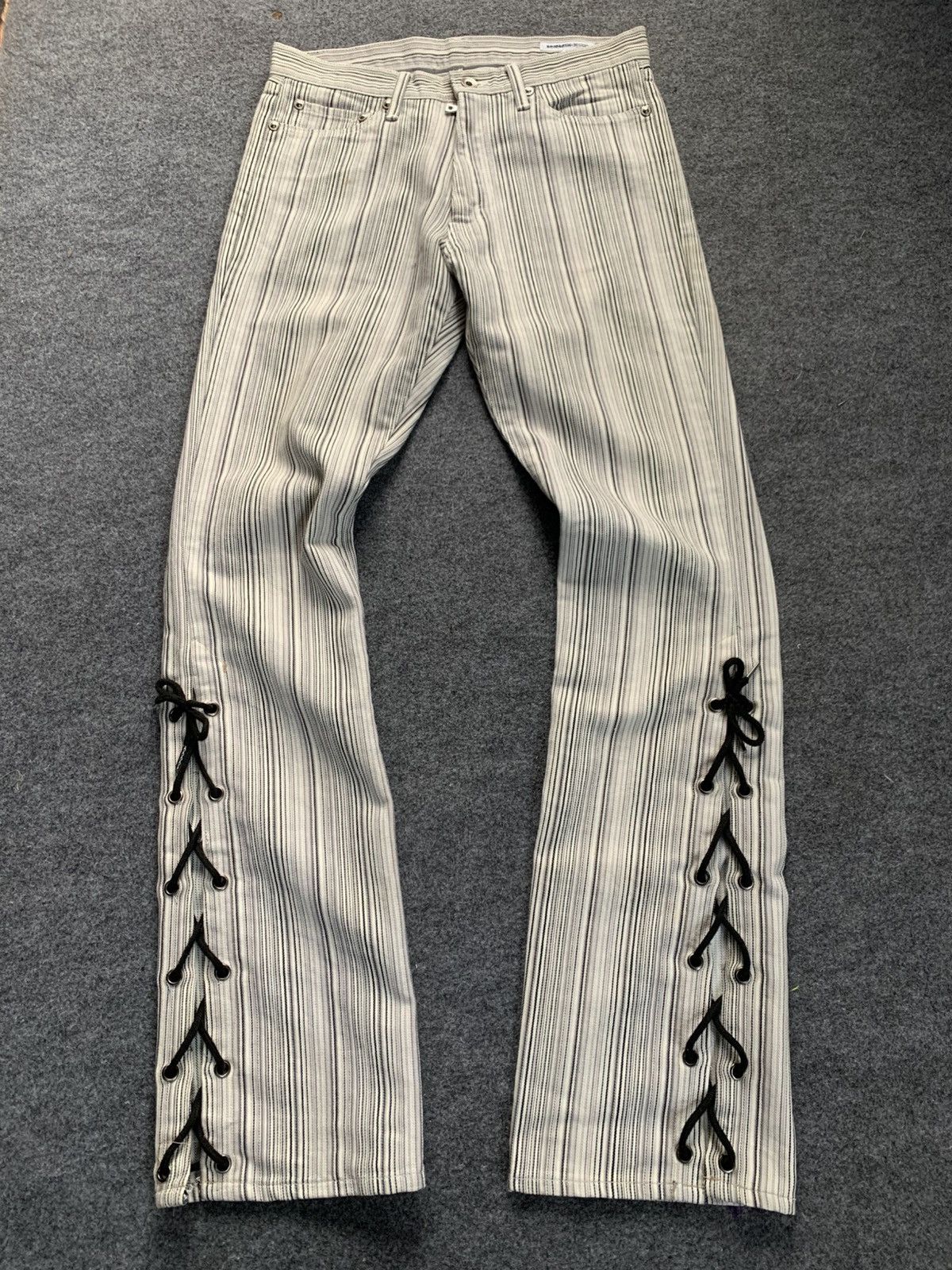 Jean × semanticdesign Lace up semanticdesign hikory pant vkei style japanese brand Size US 30 / EU 46 - 13 Thumbnail