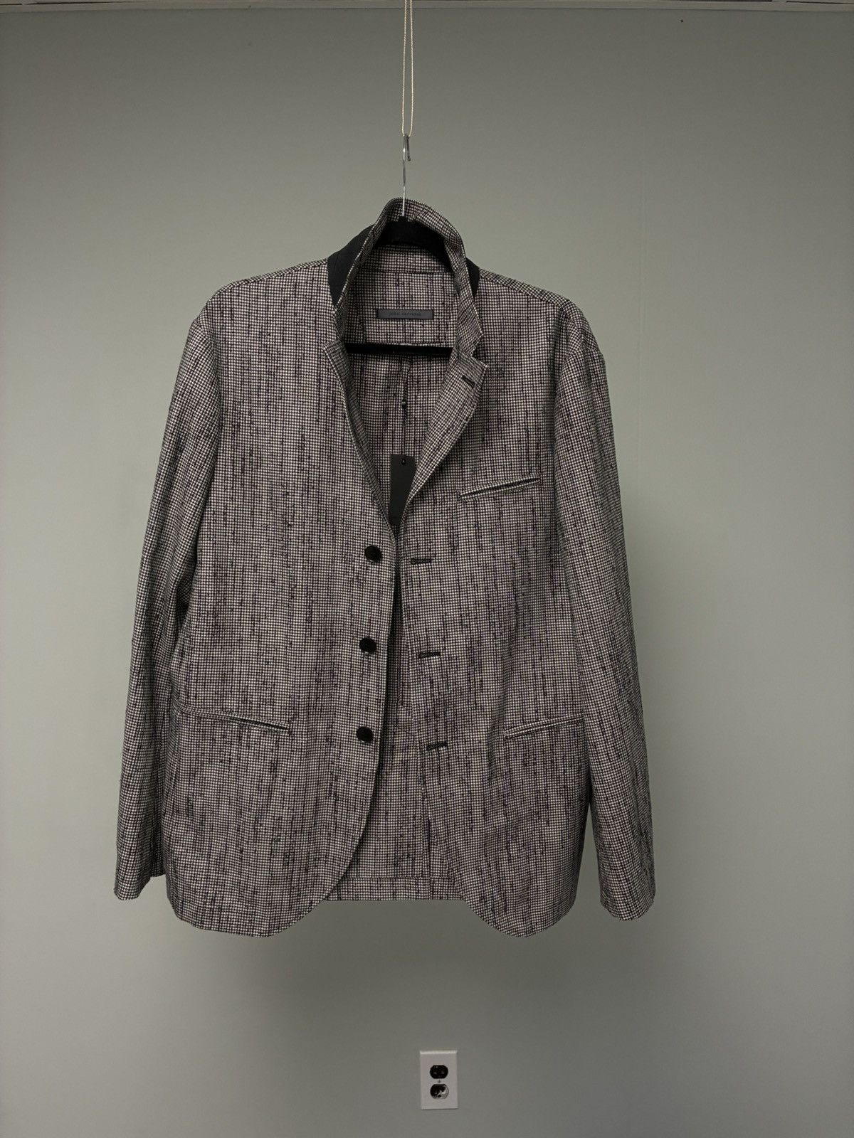 John Varvatos Deconstructed Houndstooth Jacket EU 48 USA 38 Size US M / EU 48-50 / 2 - 10 Thumbnail