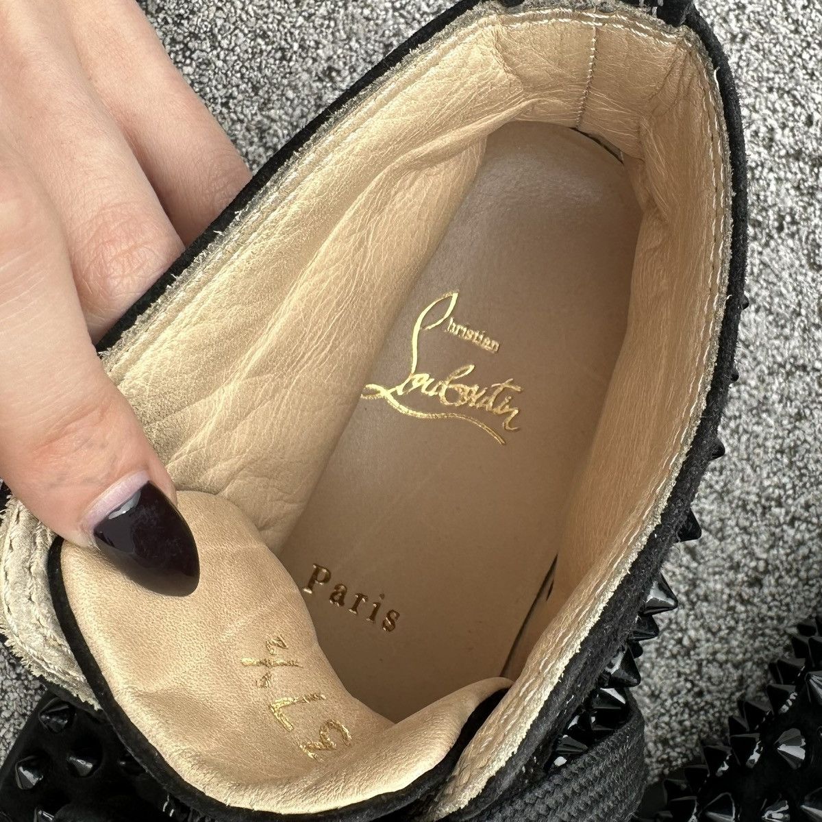 Christian Louboutin Christian Louboutin spike high top sneakers Size US 7.5 / IT 37.5 - 5 Thumbnail