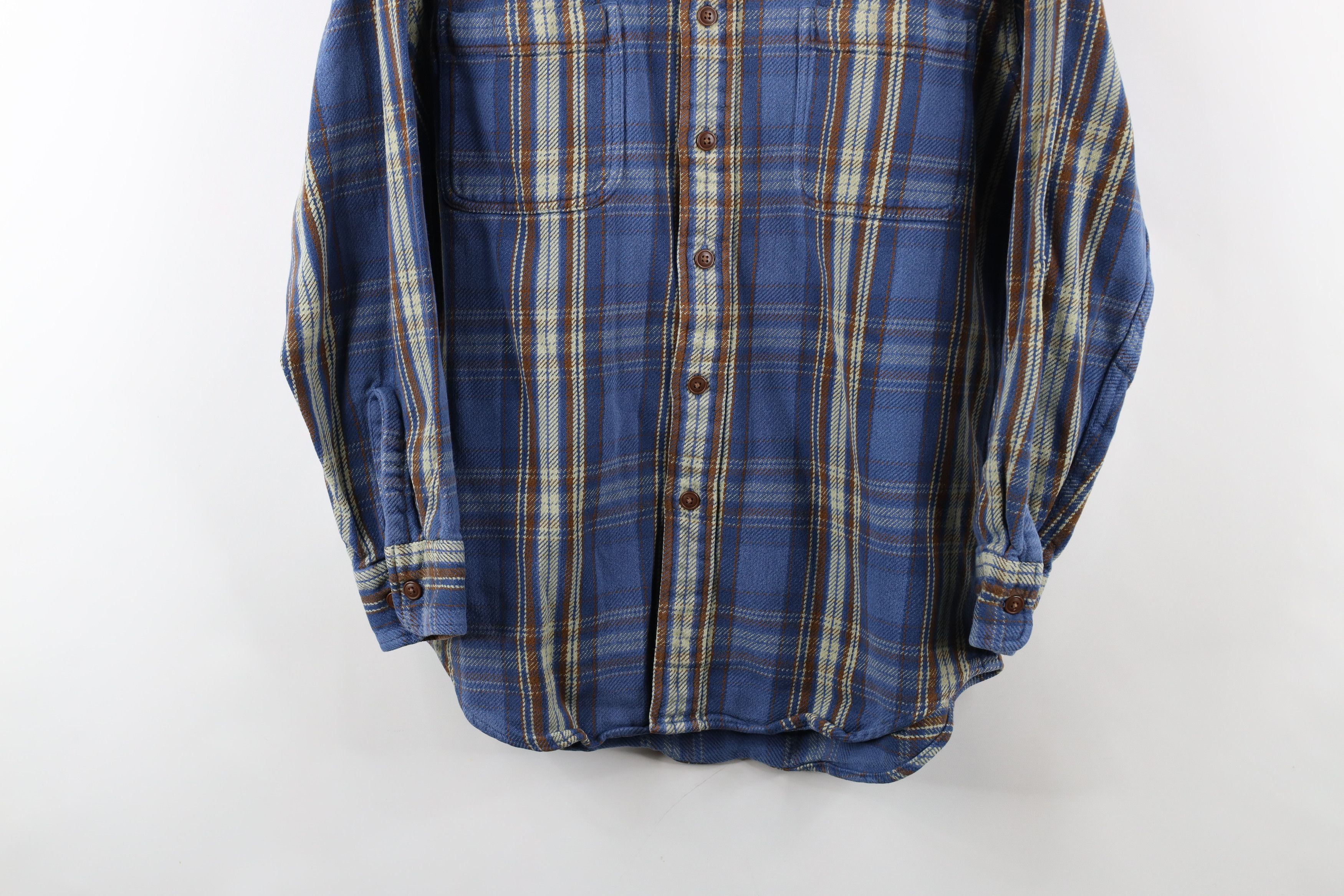 Vintage Vintage 90s Streetwear Heavyweight Flannel Button Shirt Size US M / EU 48-50 / 2 - 3 Thumbnail