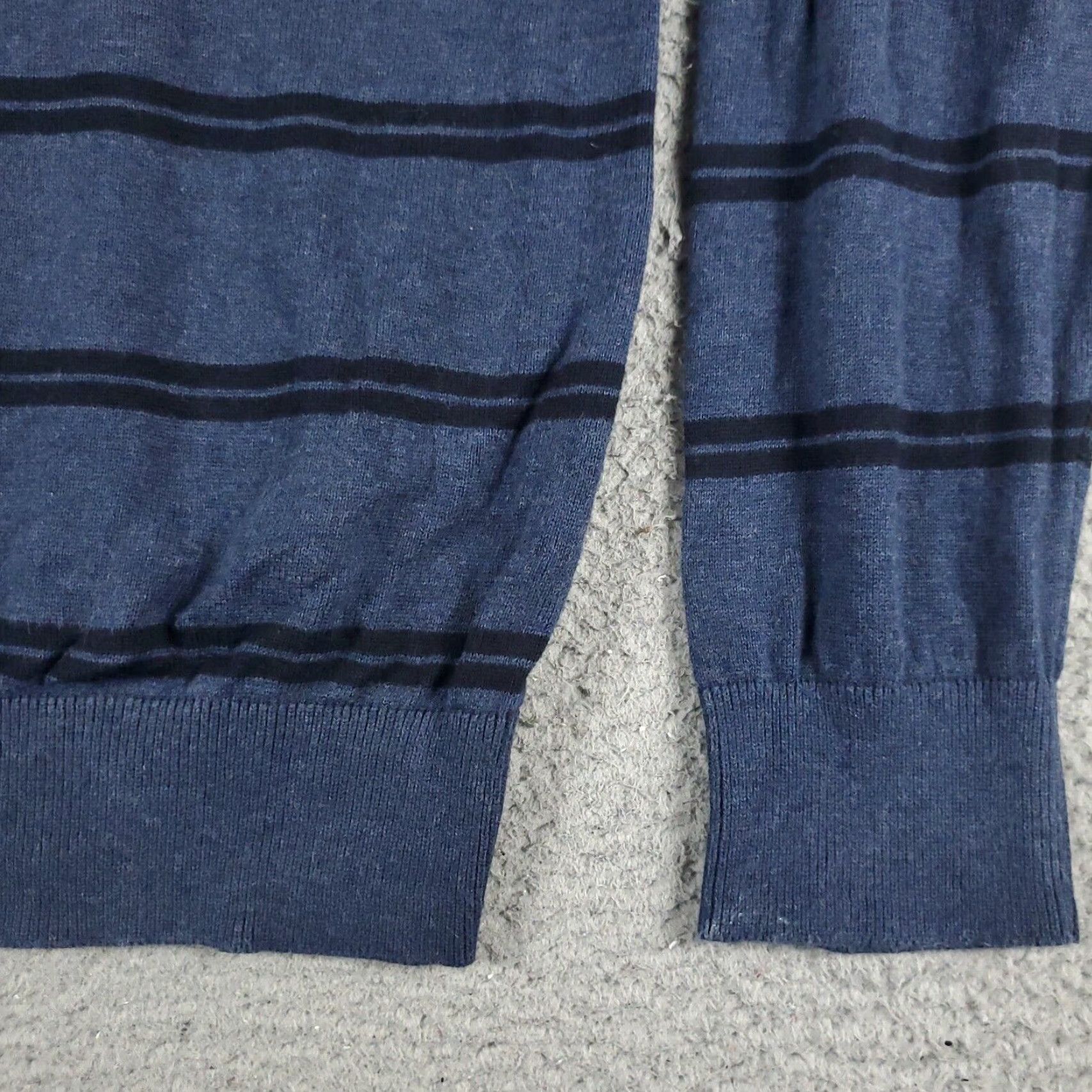 Nautica Nautica Blue Striped Sweater Mens Large Pullover Crew Neck Cotton Size US L / EU 52-54 / 3 - 4 Thumbnail