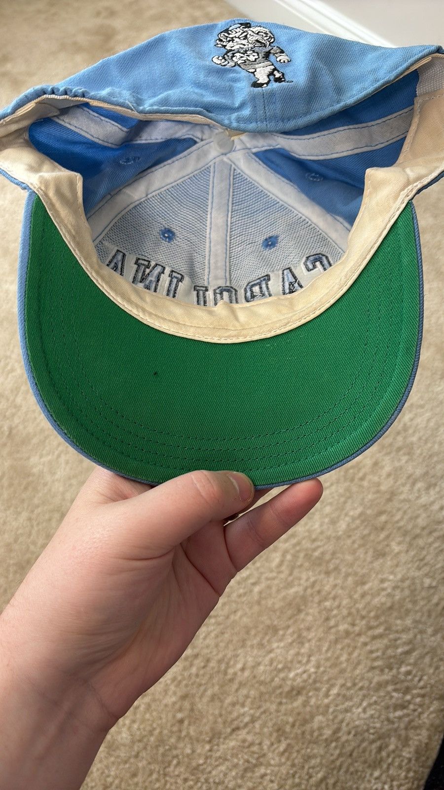 Nike × Vintage Vintage Nike UNC Tar Heels Hat Size ONE SIZE - 5 Thumbnail