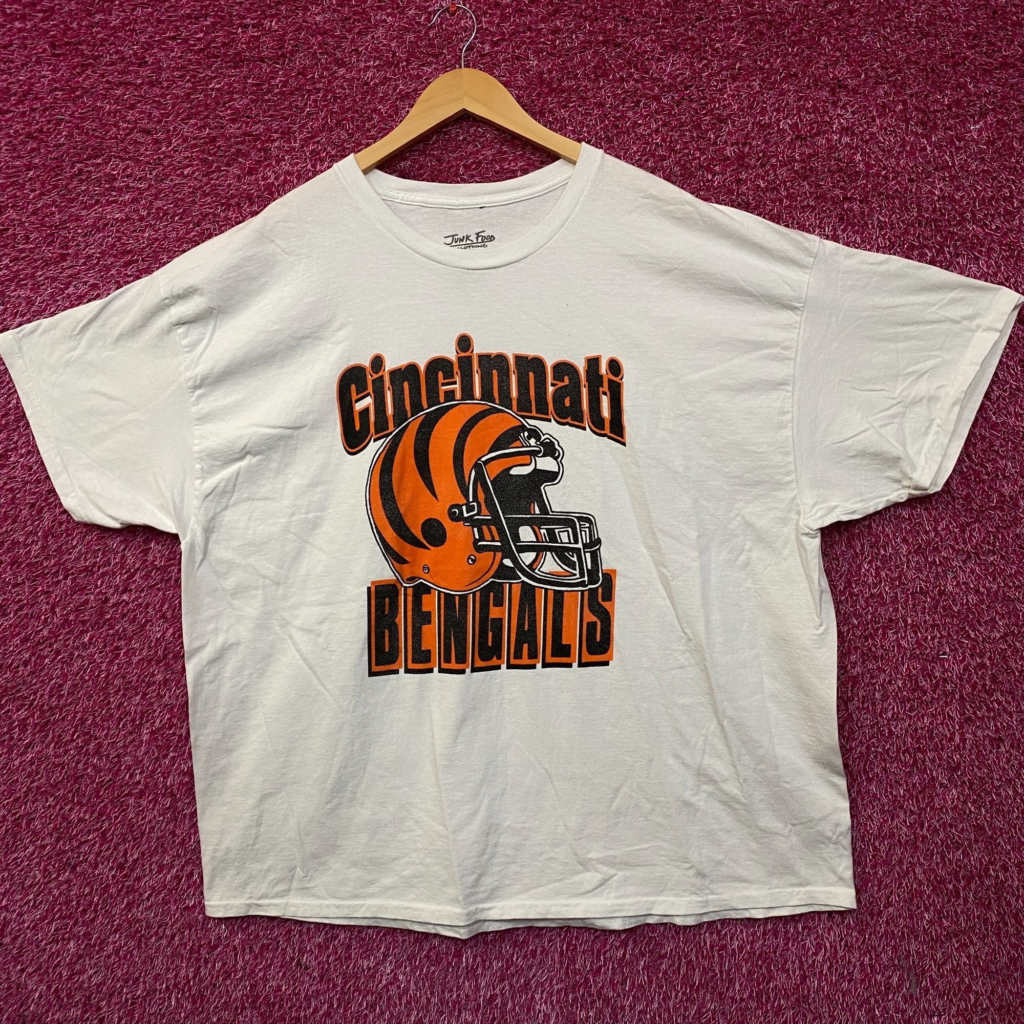 Junk Food Junk Food Clothing NFL Cincinnati Bengals Helmet Logo T-Shir Size US XXL / EU 58 / 5 - 3 Thumbnail