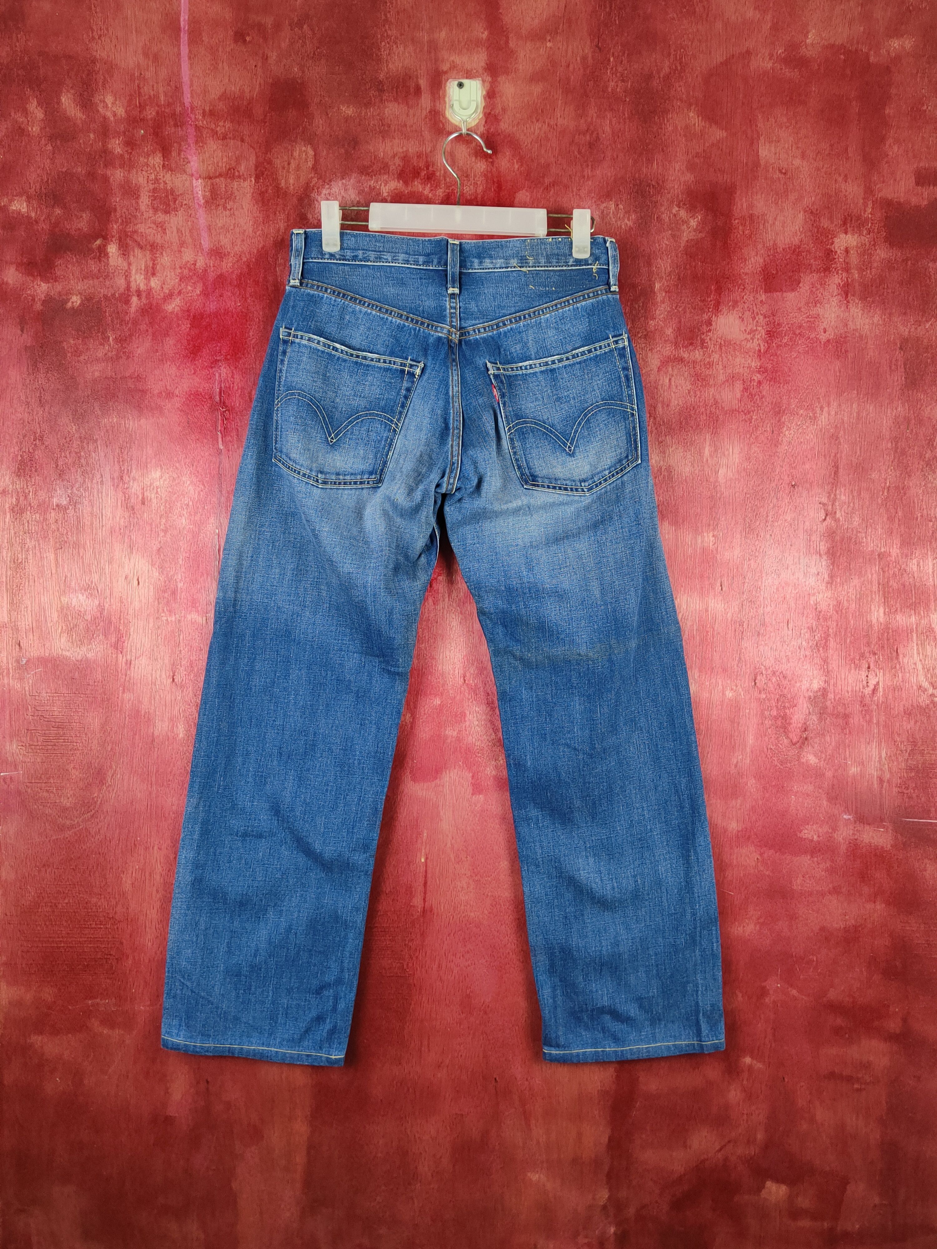 Japanese Brand × Levi's Levi's Blue Distressed Ripped denim Jeans #S1831 Size US 28 / EU 44 - 7 Thumbnail