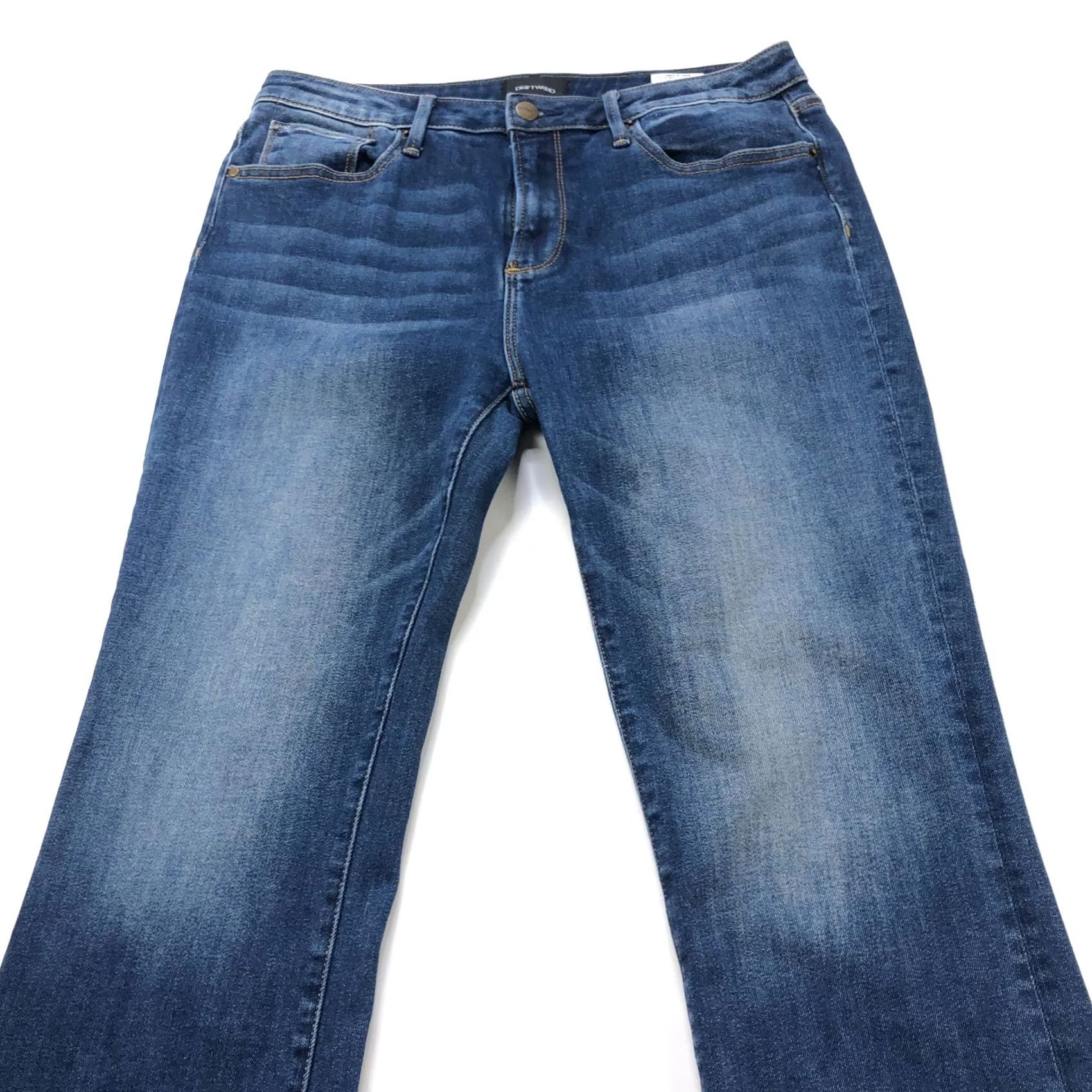 Vintage Driftwood Kelly Jeans Denim Bootcut Blue Mid Rise 31x33 (Fits 32W 31L) Size 24" / US 00 / IT 34 - 4 Thumbnail
