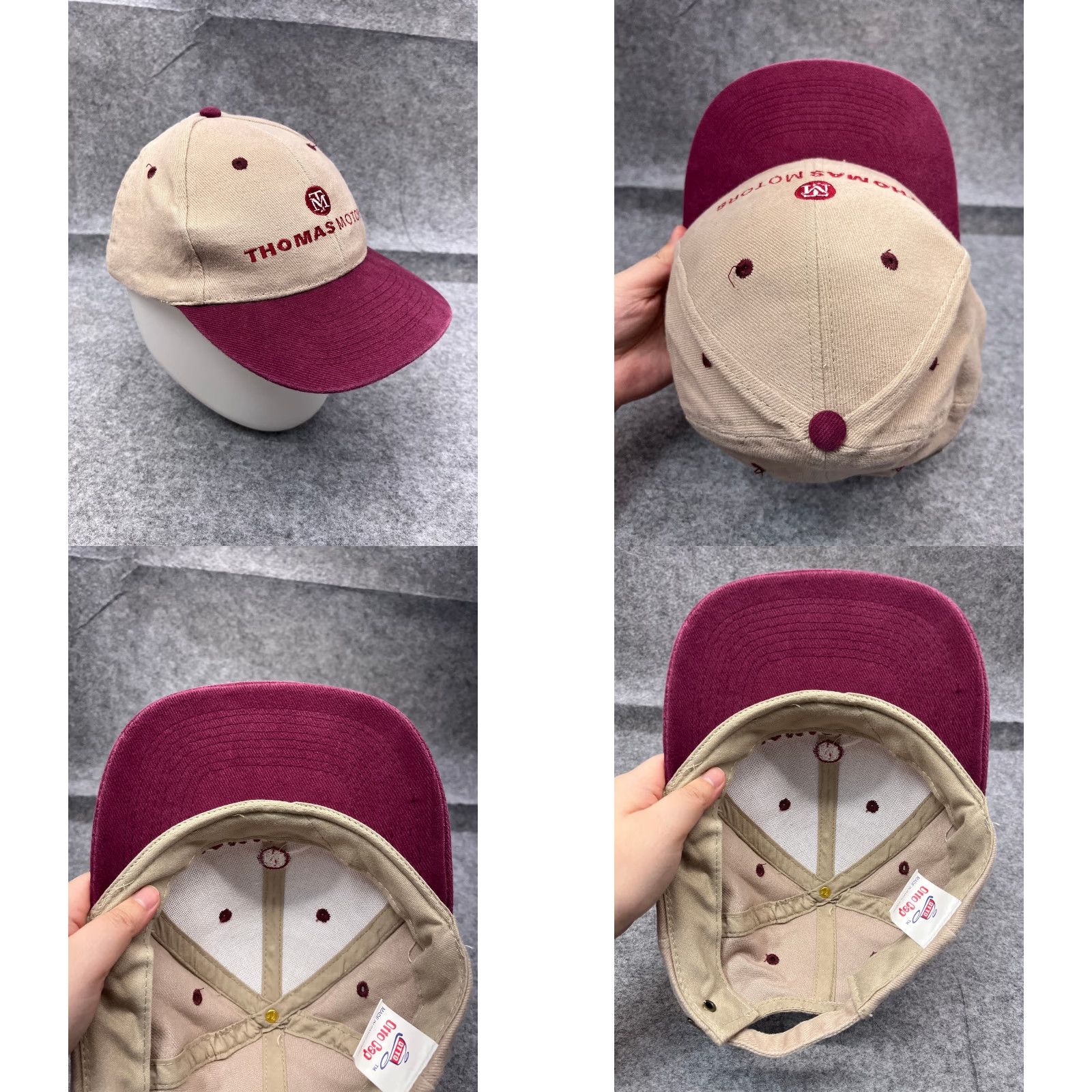 Vintage Otto Hat Cap Strap Back Adult One Size Beige 100% Cotton Baseball Cap Mens Casual Workwear Adjustable Lightweight Twill Cars Outdoor Vintage No N/A Size ONE SIZE - 8 Thumbnail