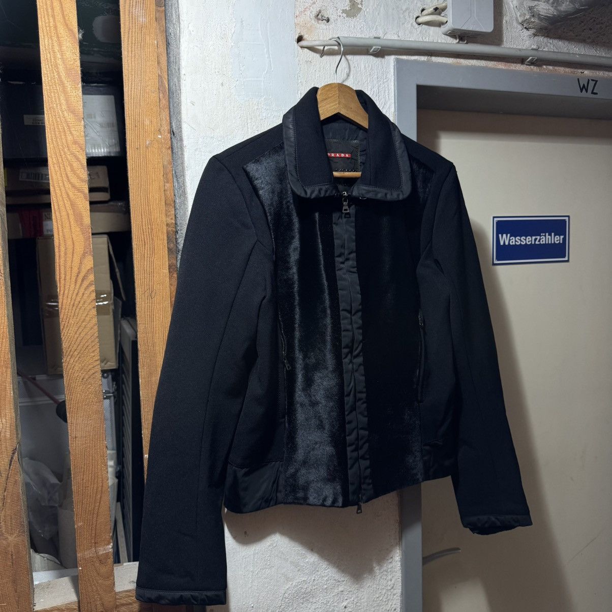 Prada × Vintage Prada FW99 calf fur nylon jacket Size US S / EU 44-46 / 1 - 3 Thumbnail