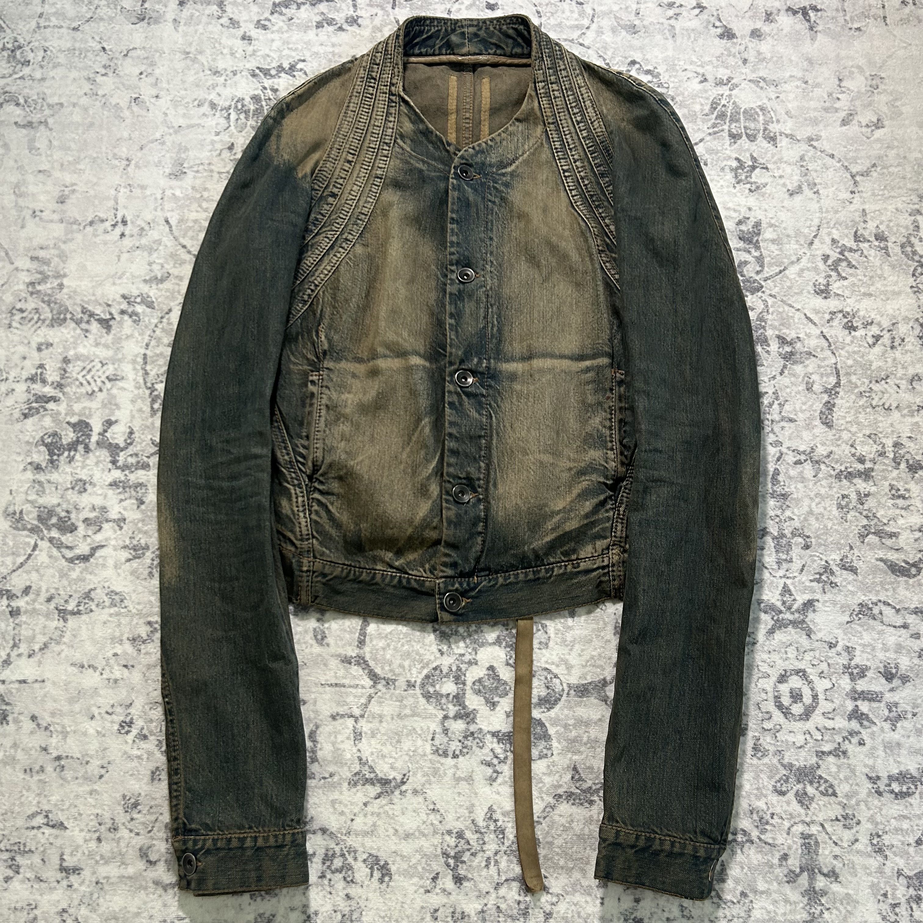 Rick Owens Drkshdw s/s 2016 hustler denim jacket!! | Grailed