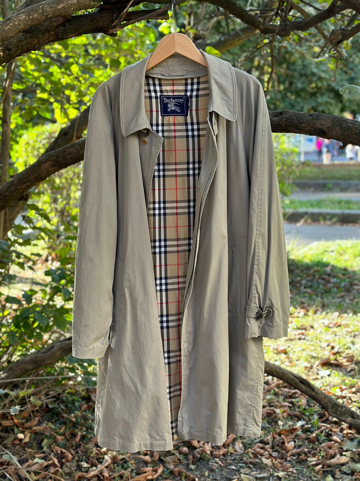 Pre-owned Burberry Vintage Trench Coat In Multicolor
