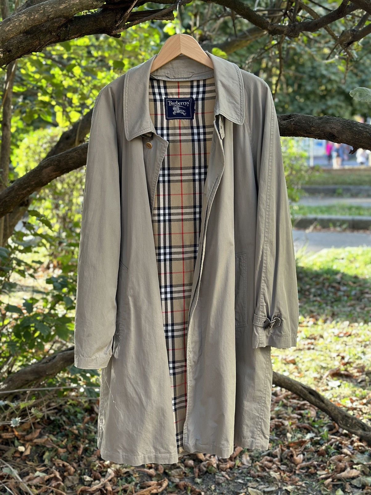 image of Burberry Vintage Trench Coat, Men's (Size XL)