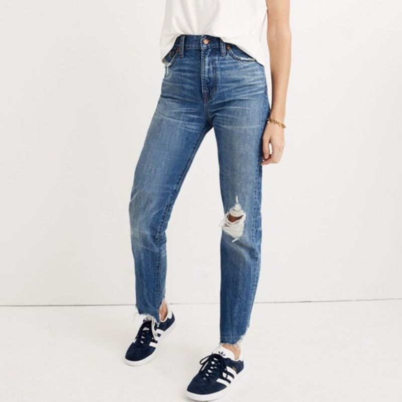 Madewell Madewell Womens The Perfect Summer Jeans Distressed 26 Prep Size 26" / US 2 / IT 38 - 1 Thumbnail