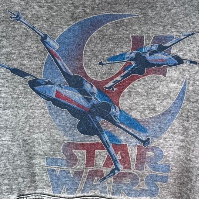 Star Wars Star Wars Graphic Hoodie Adult M Gray Shirt Hoodie Mens Star Wars Graphic Hoodie Size US M / EU 48-50 / 2 - 2 Thumbnail
