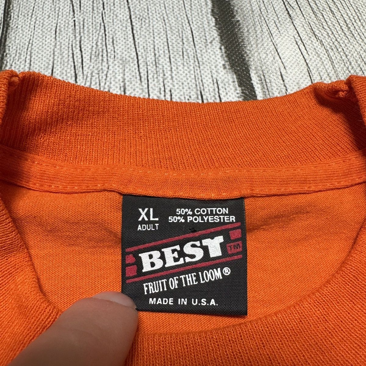 Fruit Of The Loom × Vintage Vintage Skeleton tee Size US XL / EU 56 / 4 - 4 Thumbnail