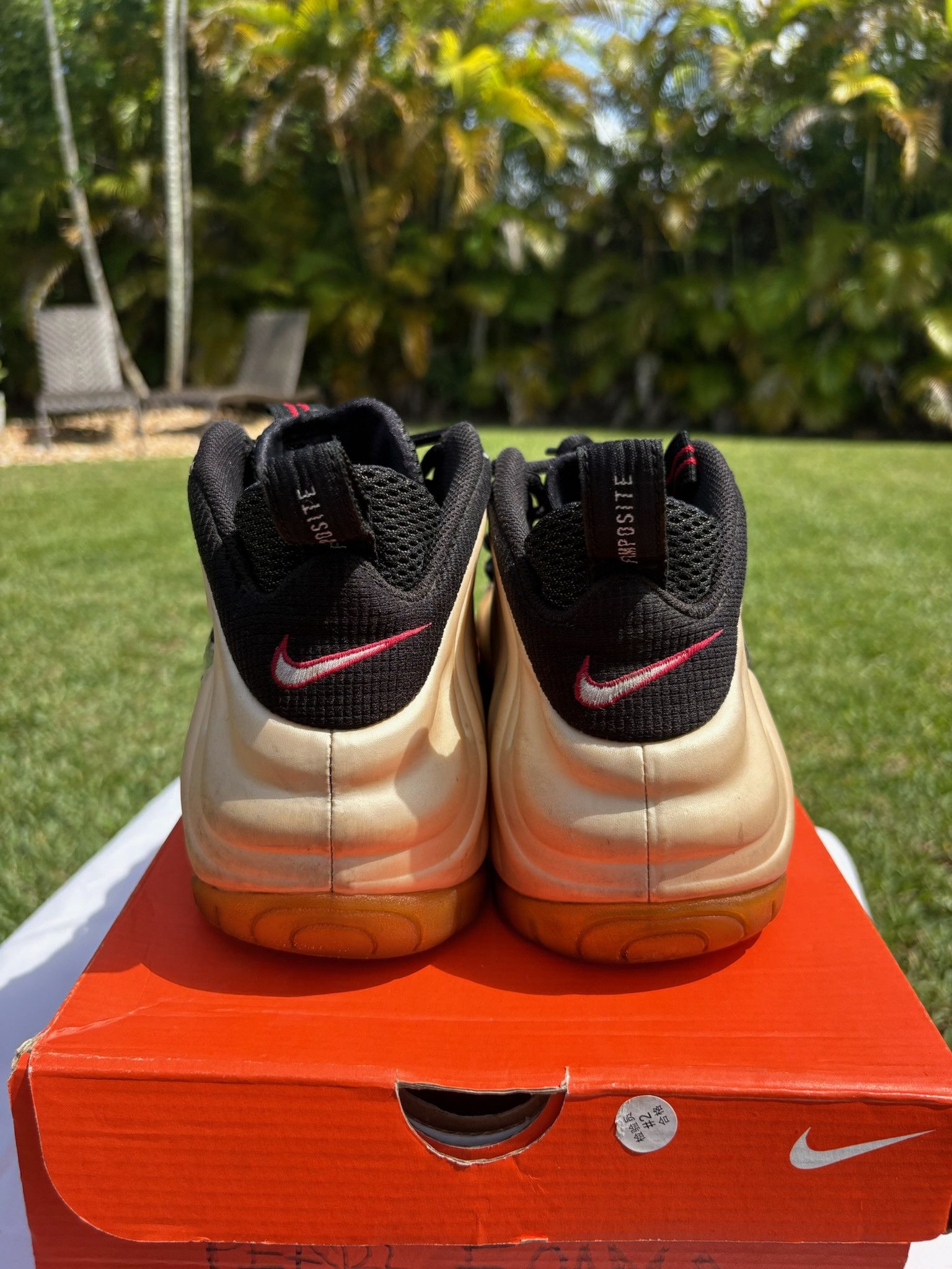 Nike Nike Pearl Foamposite 2010 Size US 10.5 / EU 43-44 - 2 Thumbnail