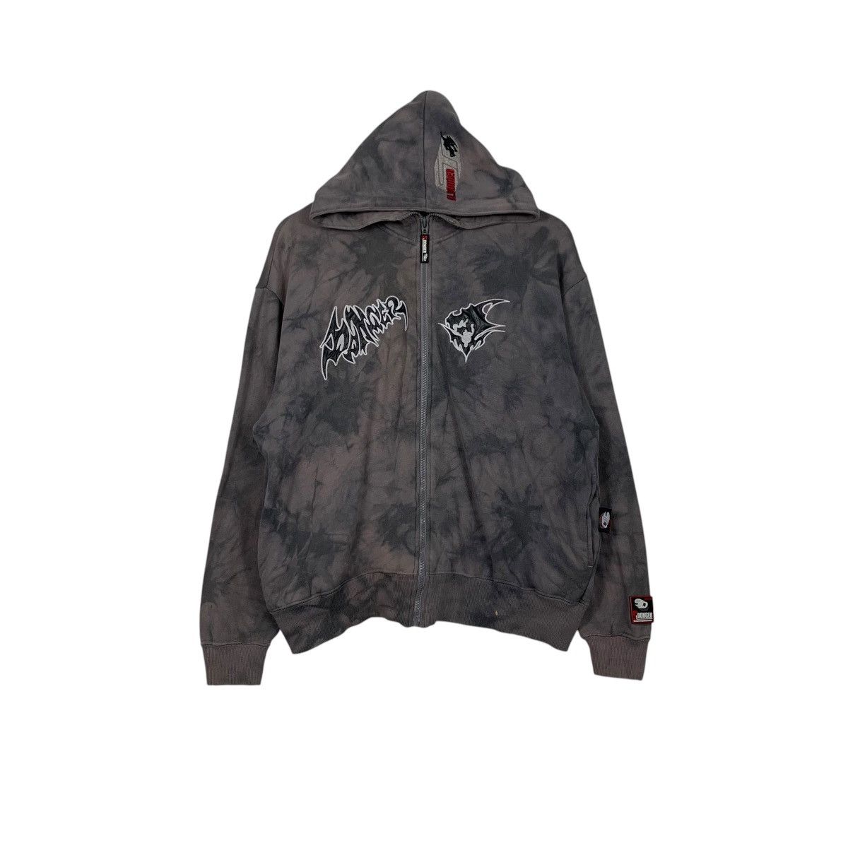 Japanese Brand DONGER On Right Course Acid Wash Zipper Hoodies #2052-C89 Size US S / EU 44-46 / 1 - 1 Thumbnail