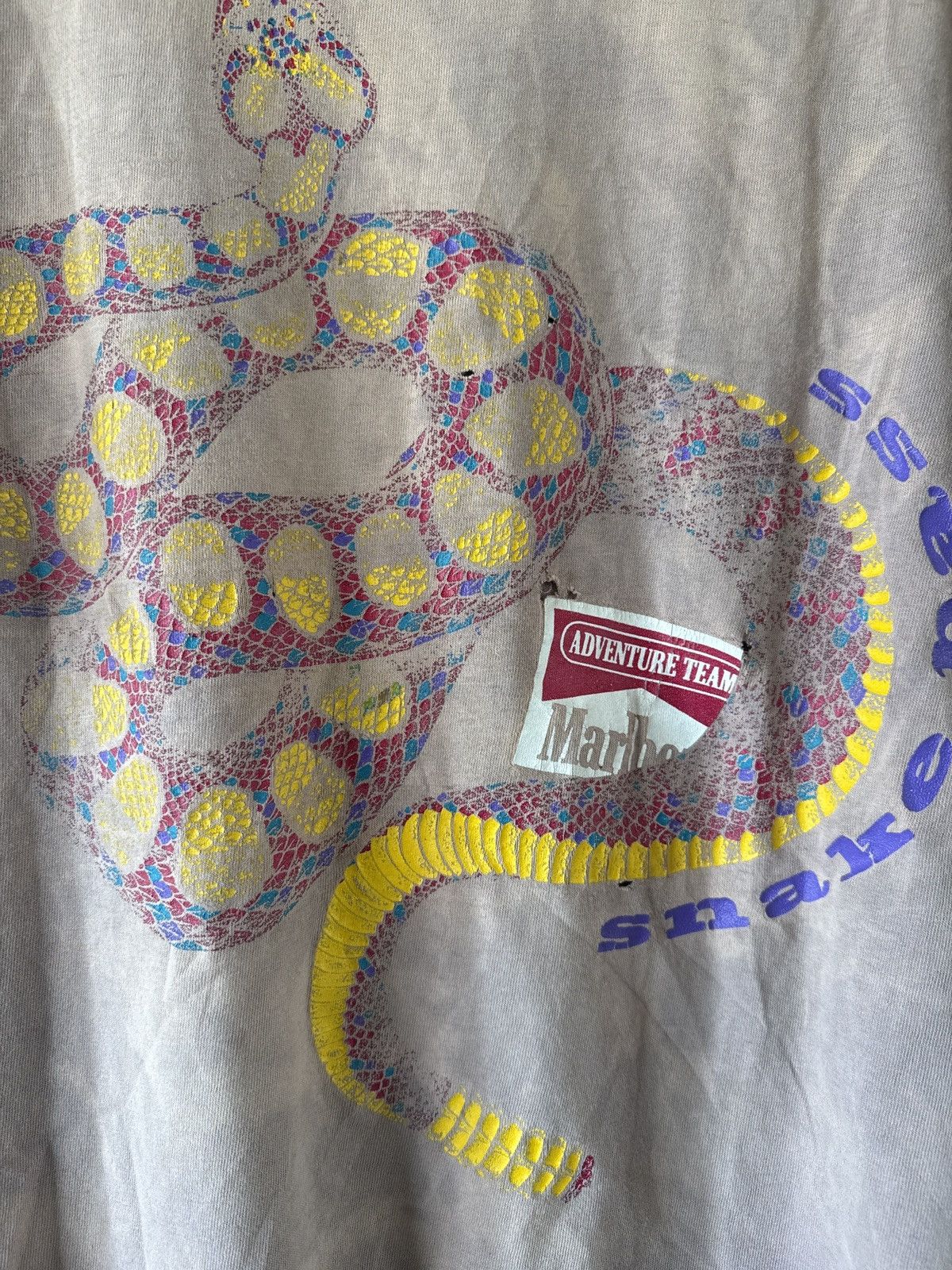 Other Vintage Marlboro Snake Tee Size US XL / EU 56 / 4 - 6 Thumbnail