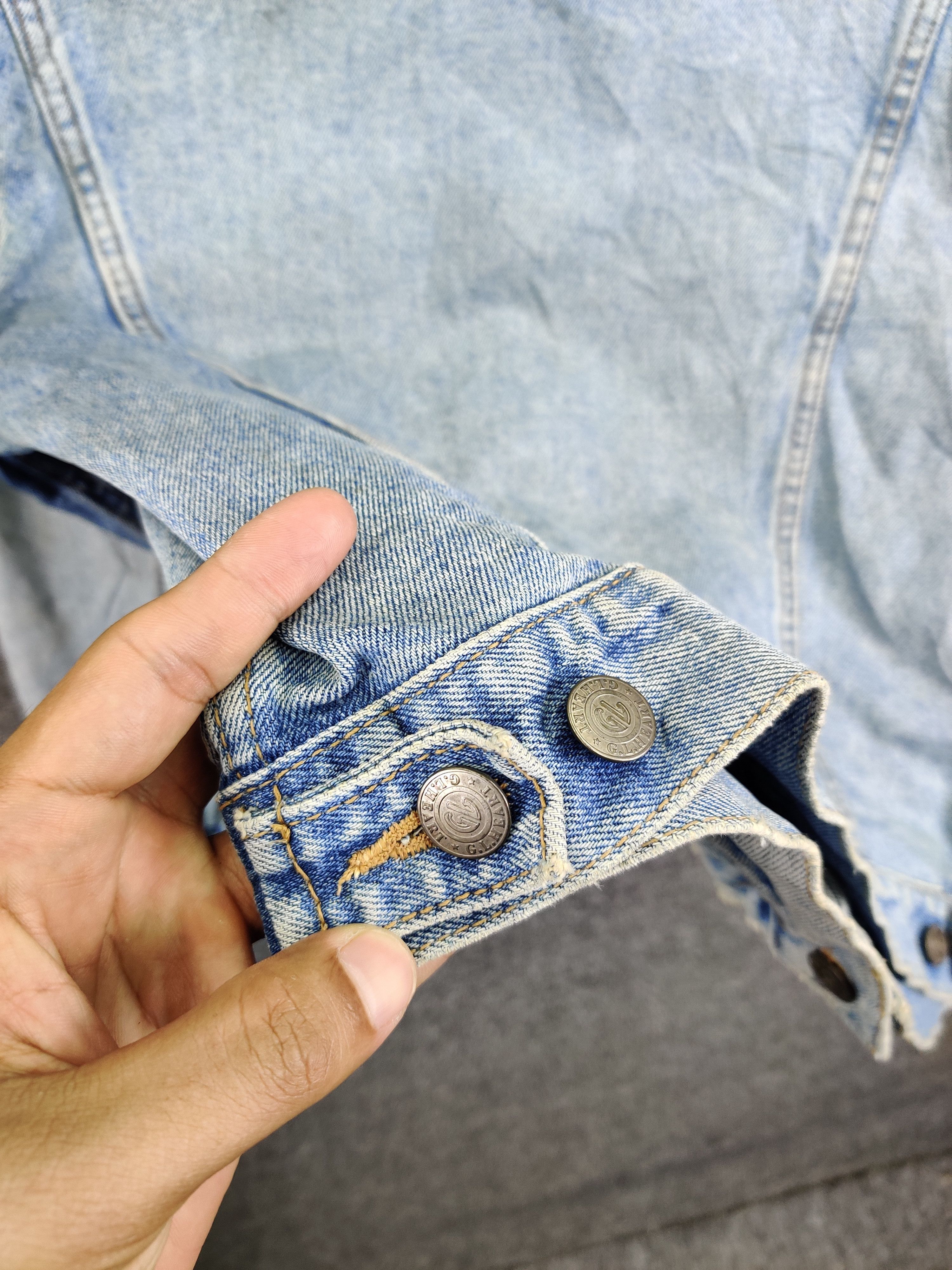 Japanese Brand Vintage G.L Heart Distressed Trucker Denim Jacket Size US M / EU 48-50 / 2 - 6 Thumbnail