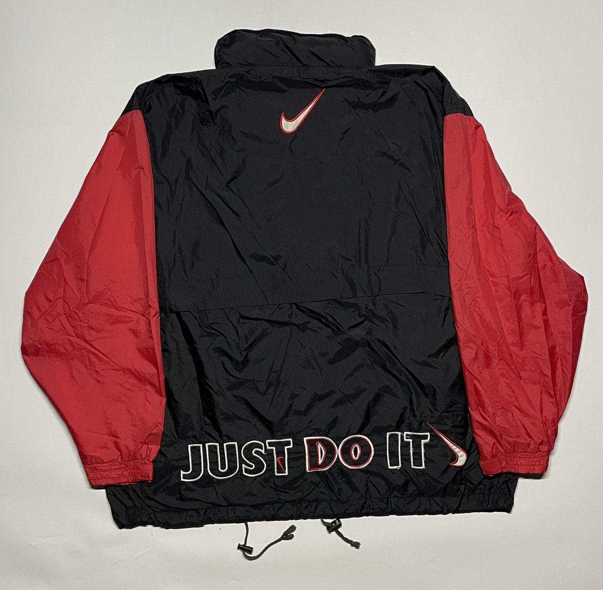 Nike × Vintage Nike Premier Just Do it Hidden hooded vintage jacket Size US L / EU 52-54 / 3 - 6 Thumbnail
