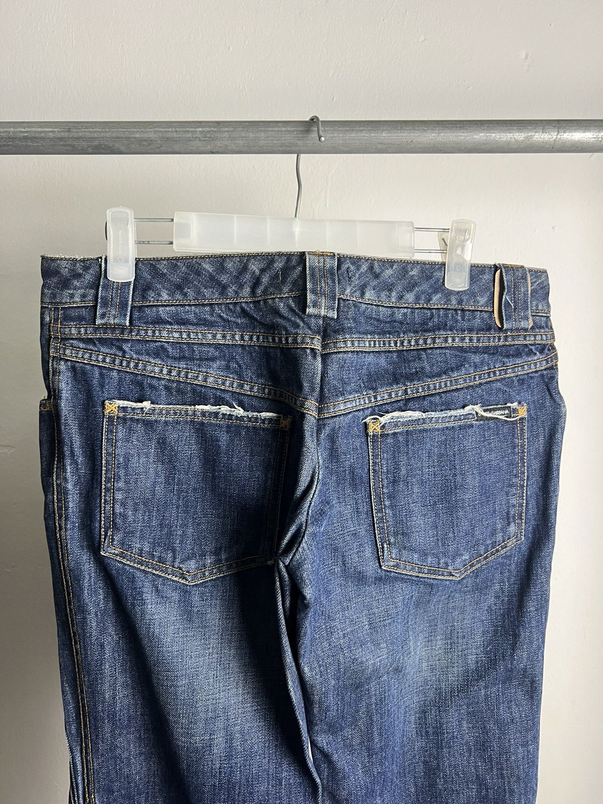 Dolce & Gabbana SS2003 Dolce&Gabbana Side Zipper Denim Jeans Size US 33 - 6 Thumbnail