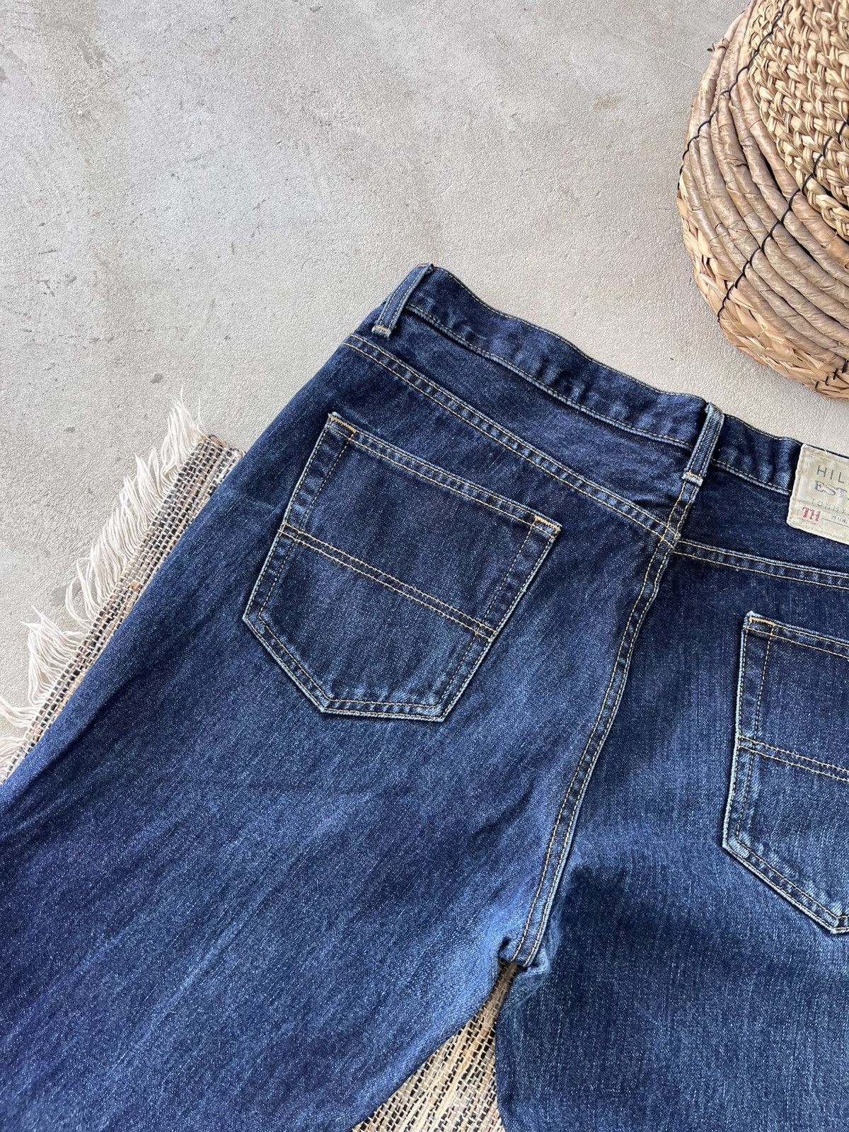 Tommy Hilfiger 00s Vintage Tommy Hilfiger Denim Jeans Navy Pants straigh Size US 34 / EU 50 - 16 Thumbnail