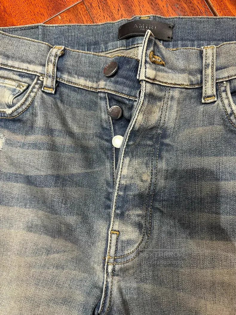 Amiri Amiri Size 34 Jeans split leather Size US 34 / EU 50 - 2 Thumbnail