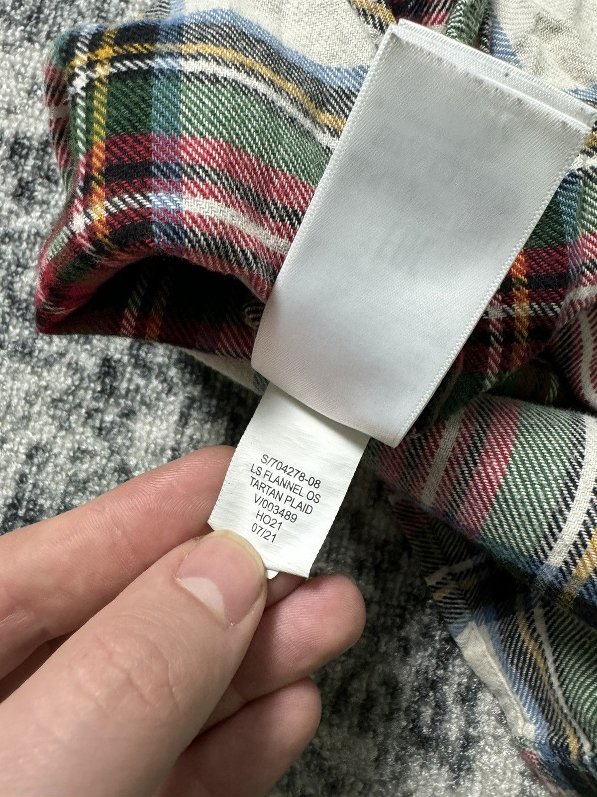 Gap Vintage Gap Flannel Shirt Button Ups Tall Grand Oversize Size US L / EU 52-54 / 3 - 9 Thumbnail
