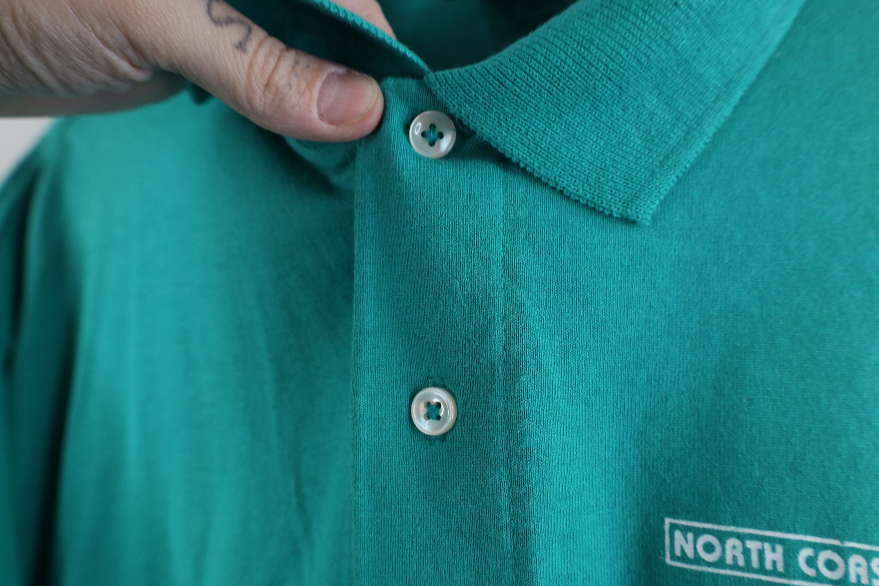 Vintage Vintage 90s Performance Slot Car Raceway Polo Shirt Teal USA Size US XL / EU 56 / 4 - 5 Thumbnail