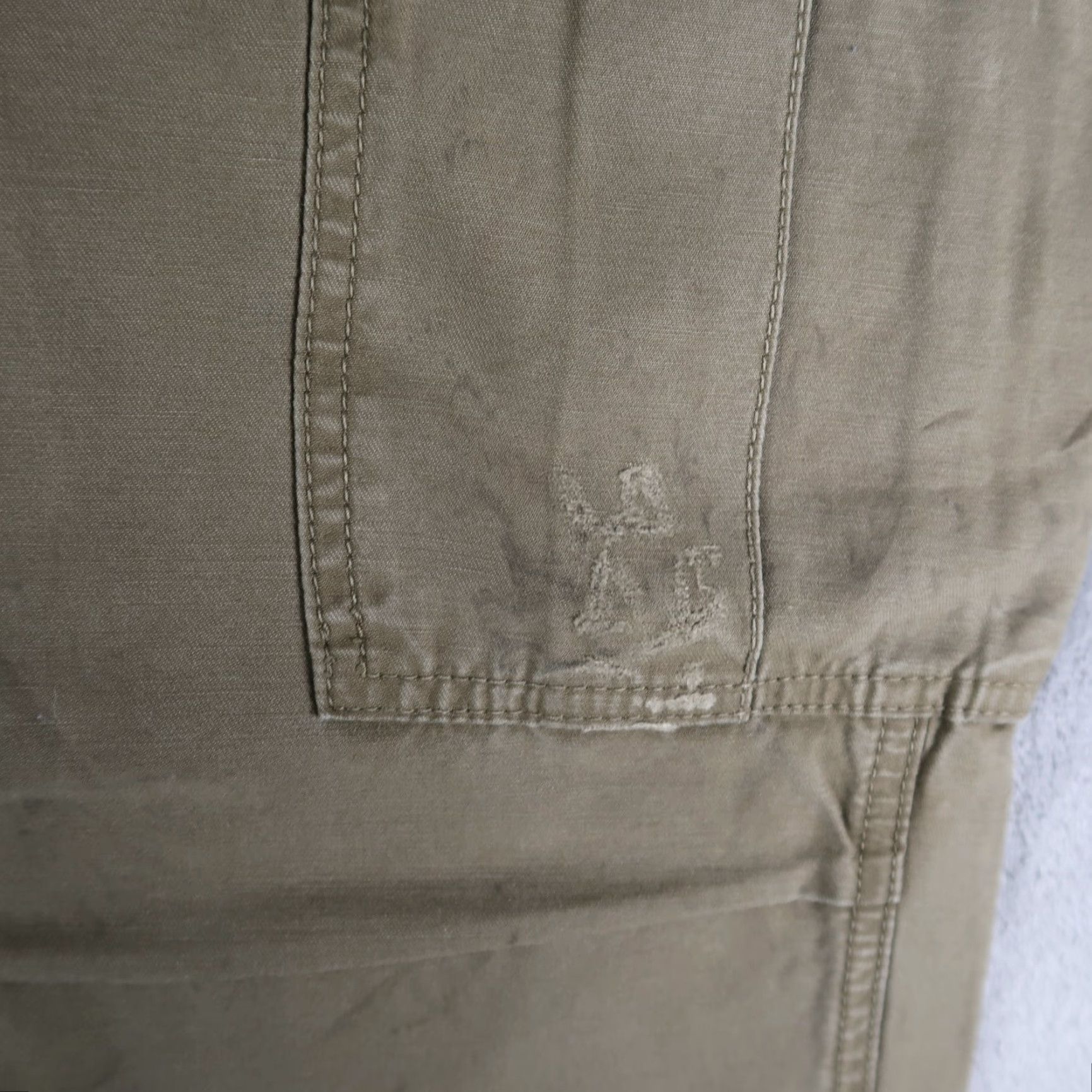Levi's Levi's LVC Vintage Cargo Pants Men Size 34x34 Green Herringbone Casual Workwear Size US 34 / EU 50 - 6 Thumbnail