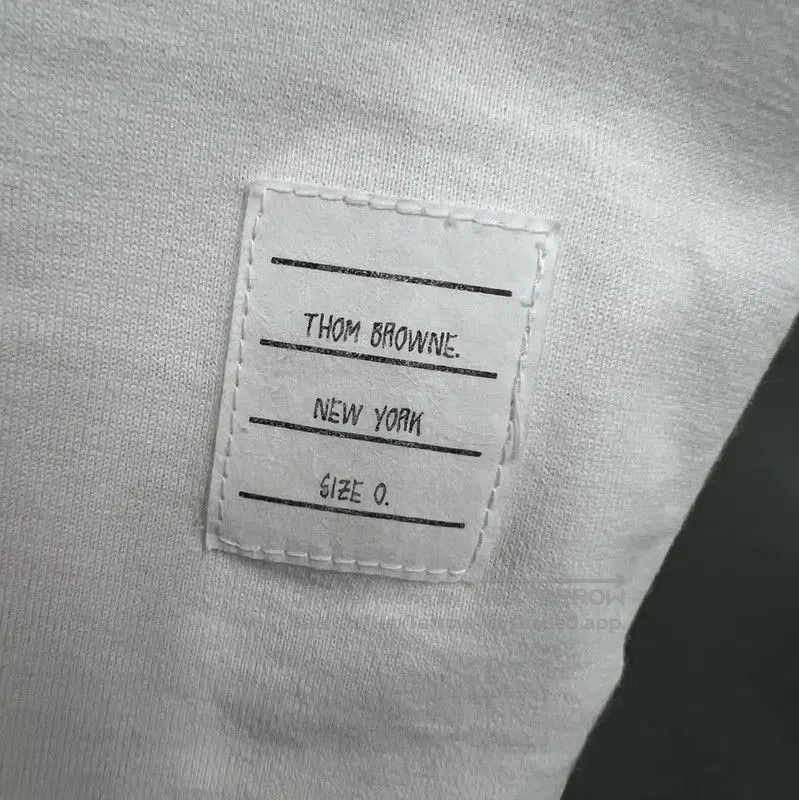 Thom Browne Thom Browne White Cotton Short Sleeve T-Shirt . Size XXS / US 00 / IT 34 - 2 Thumbnail