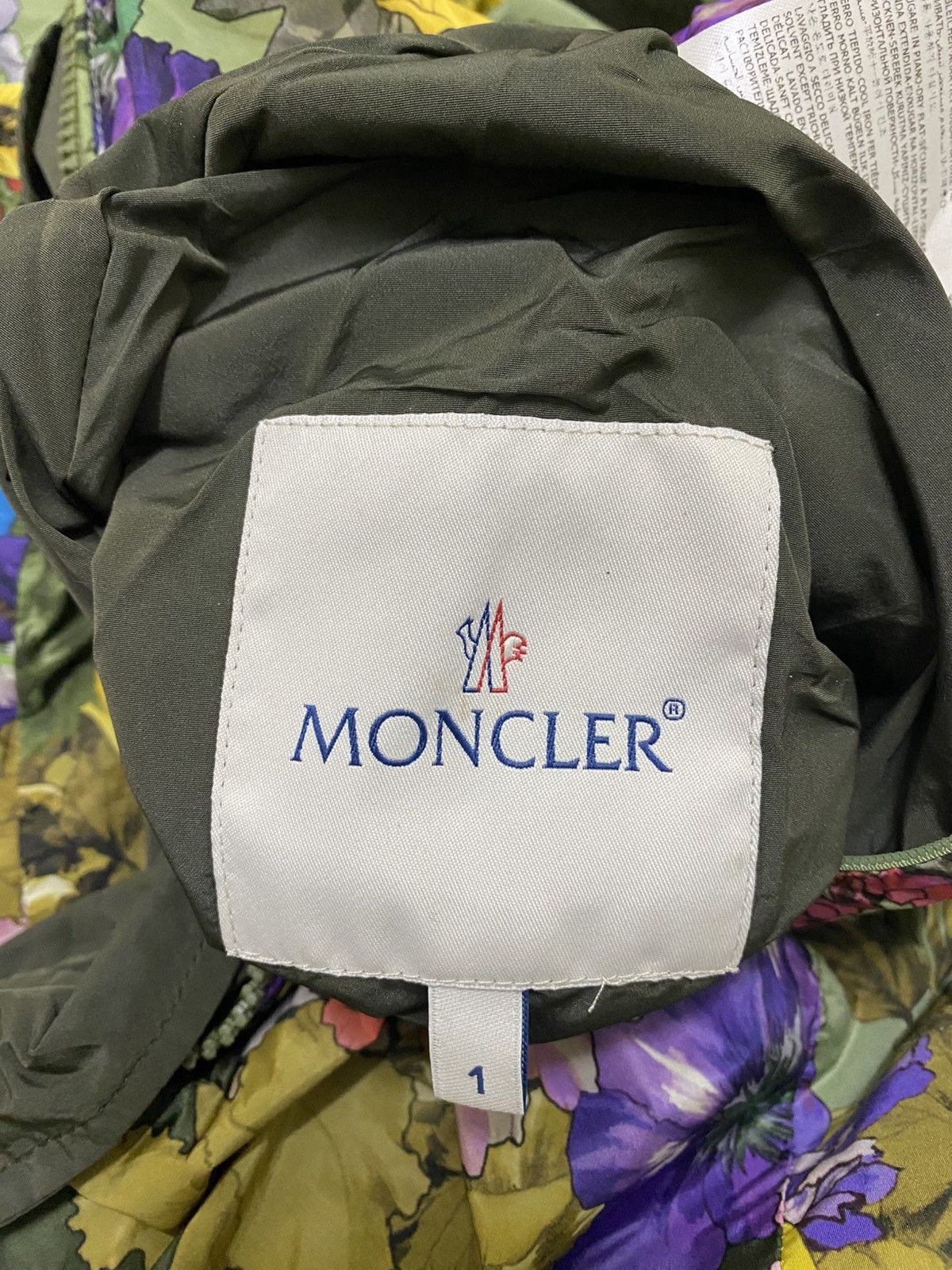Designer × Moncler MONCLER FLORAL REVERSABLE HOODIE JACKET Size M / US 6-8 / IT 42-44 - 16 Thumbnail